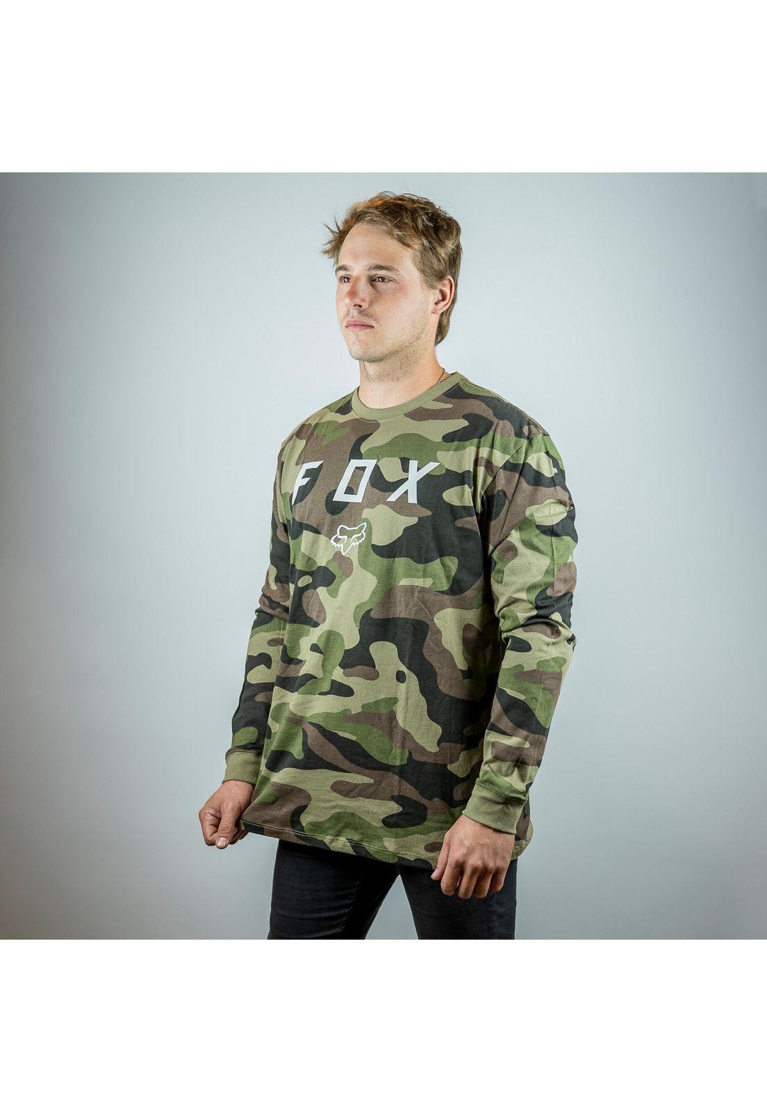Polera Lifestyle Vznz Manga Larga Camo Fox-1