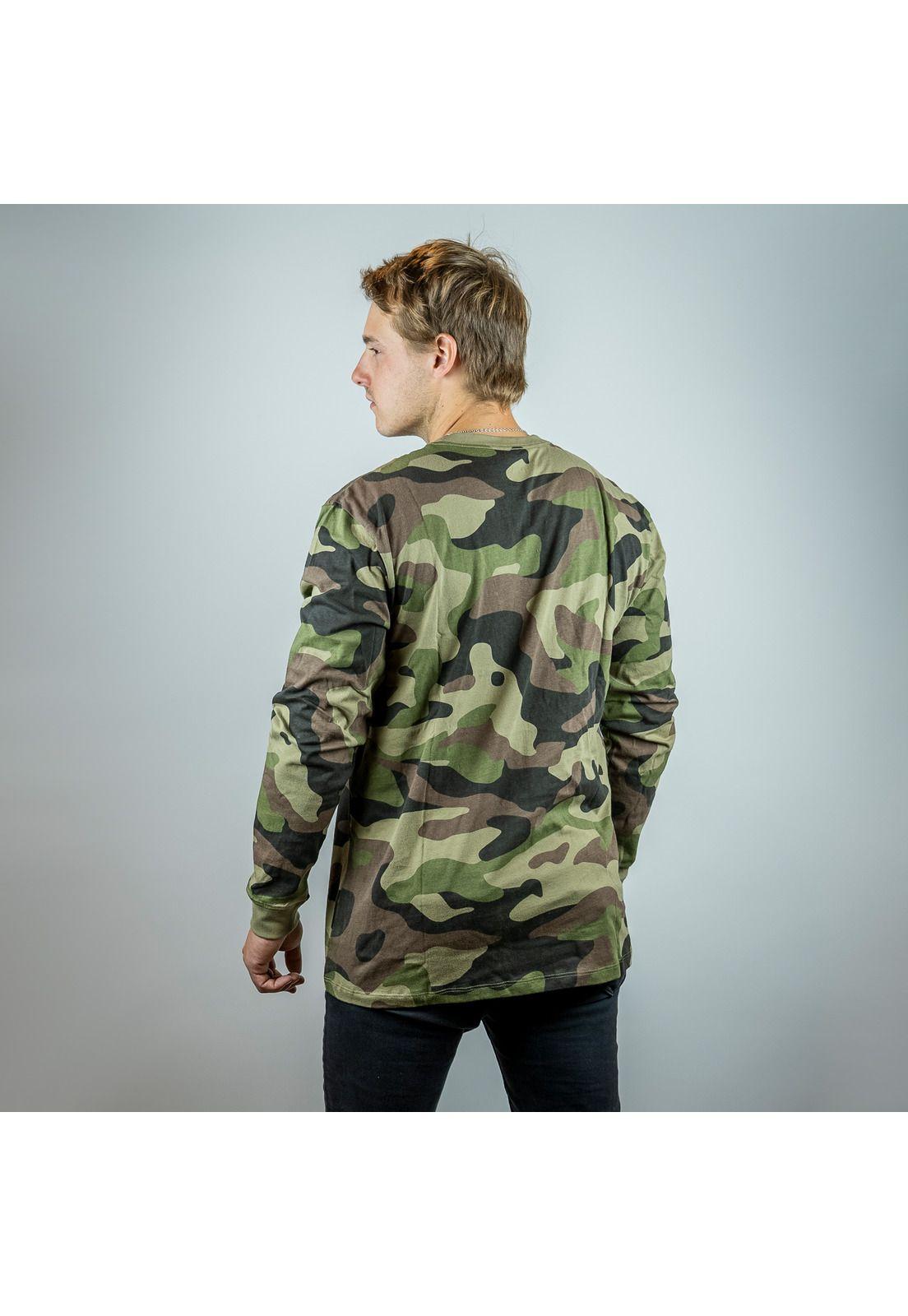 Polera Lifestyle Vznz Manga Larga Camo Fox-3