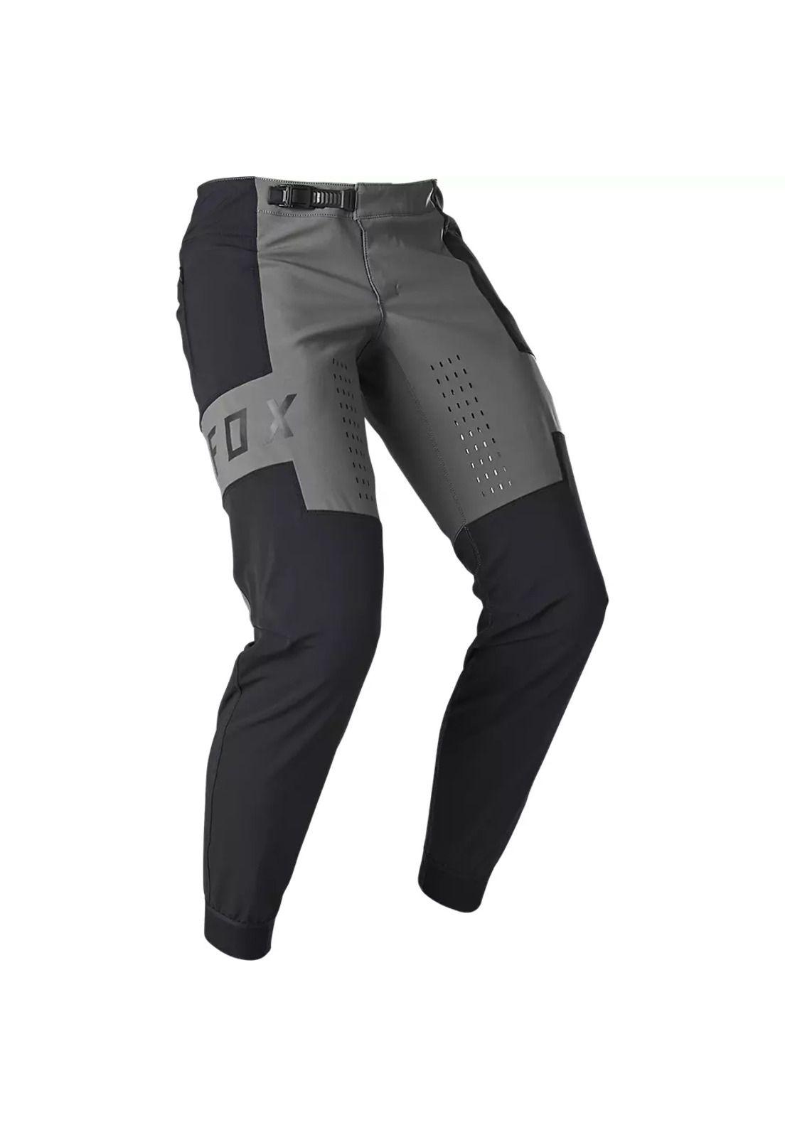 Pantalon Bicicleta Defend Pro Gris Fox-0