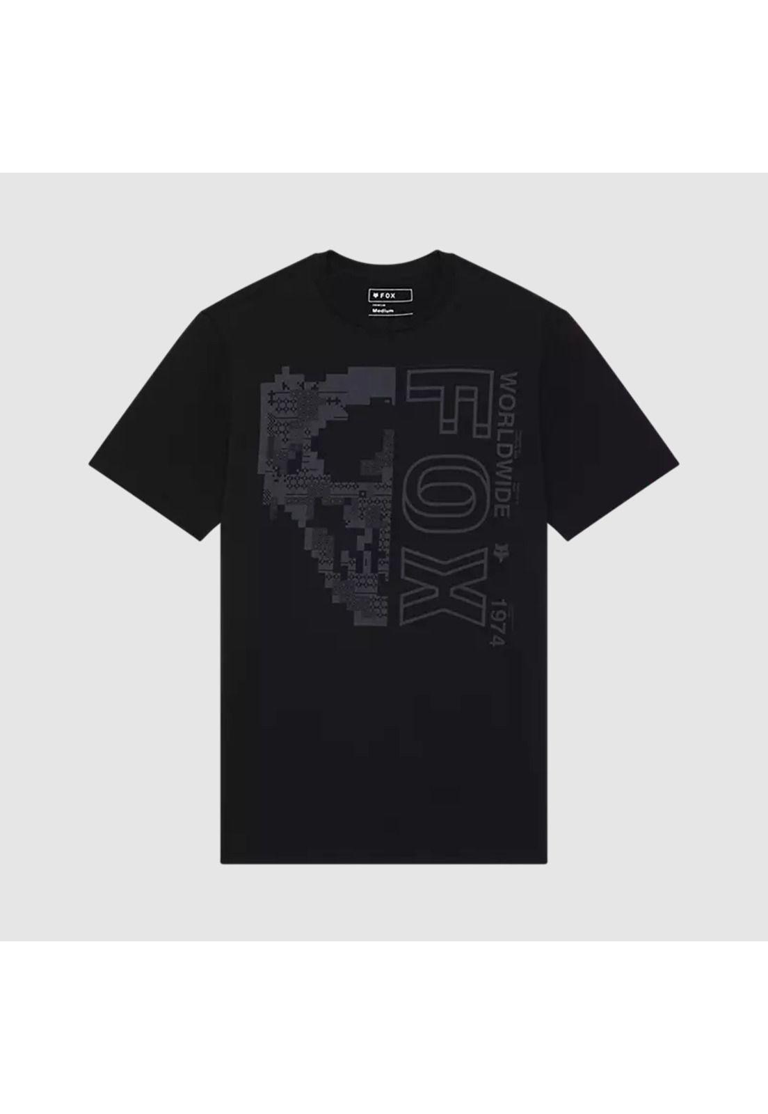 Polera Lifestyle Image Skull Premium Negro Fox-1