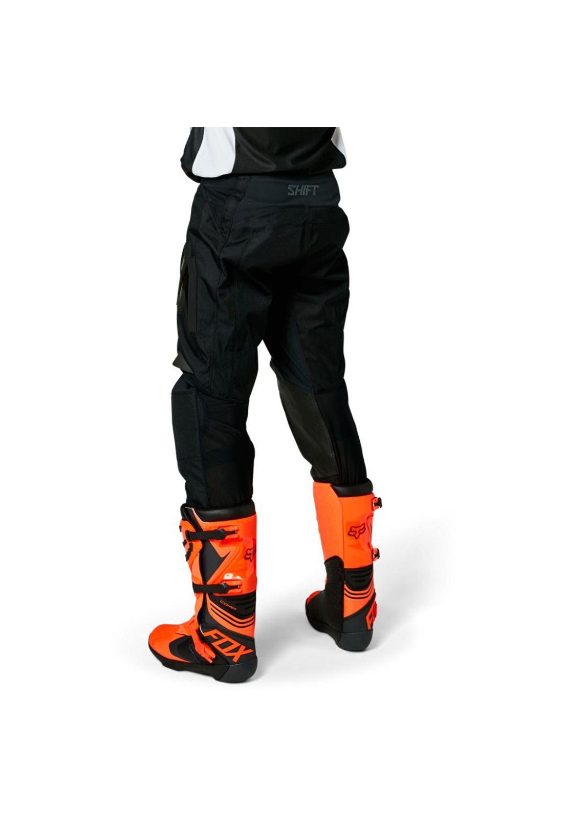 Pantalon Moto Whit3 Label Blak Negro/Negro Shift-1