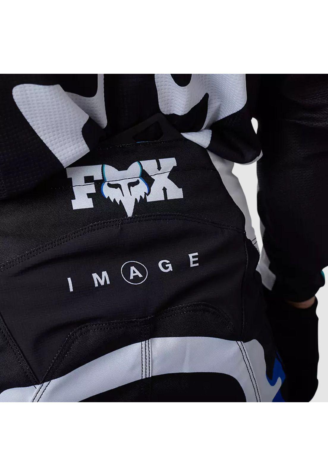 Pantalon Moto 180 Kozmik Negro/Blanco Fox-5