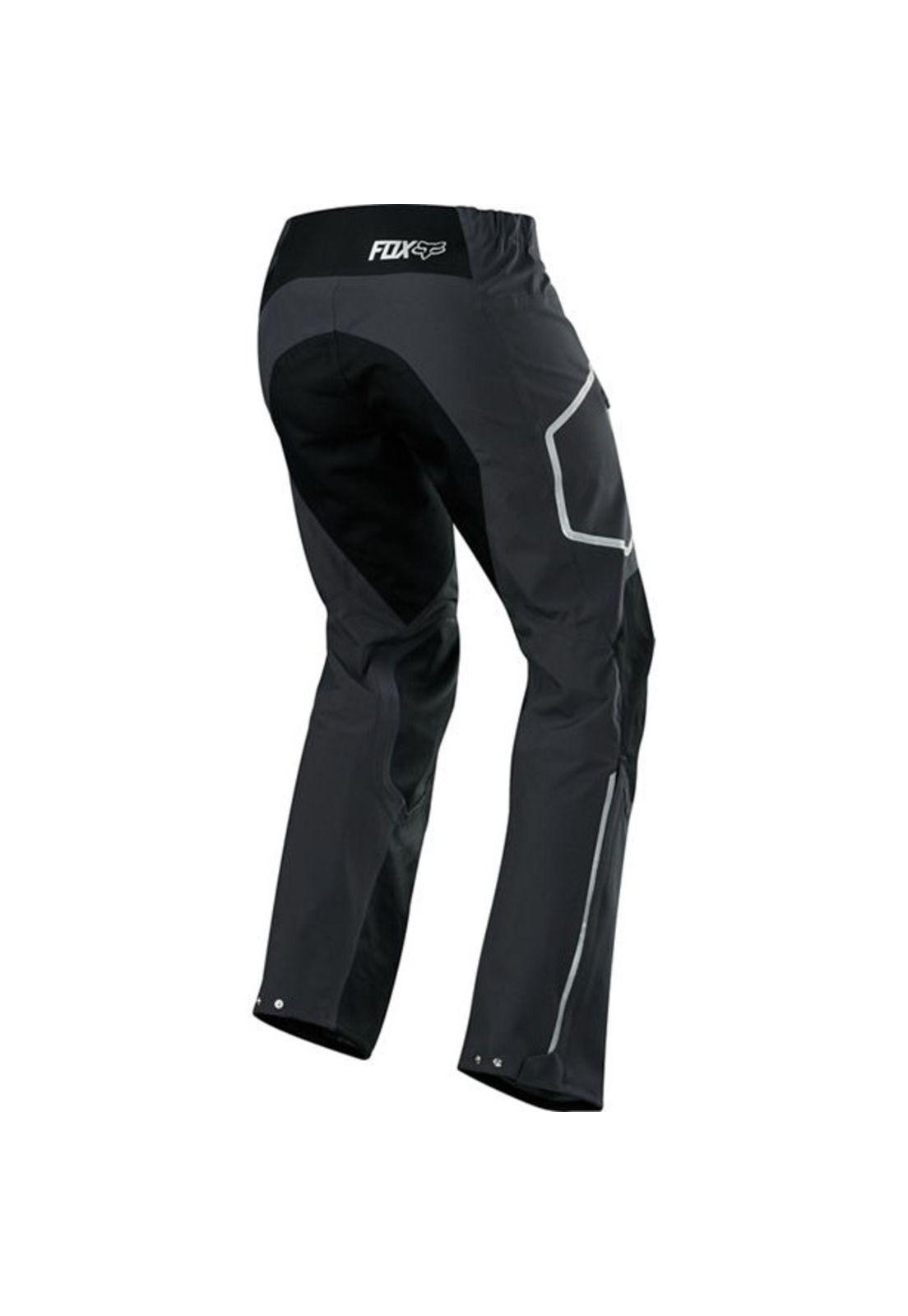 Pantalon Moto Legion Downpour Negro Fox-2