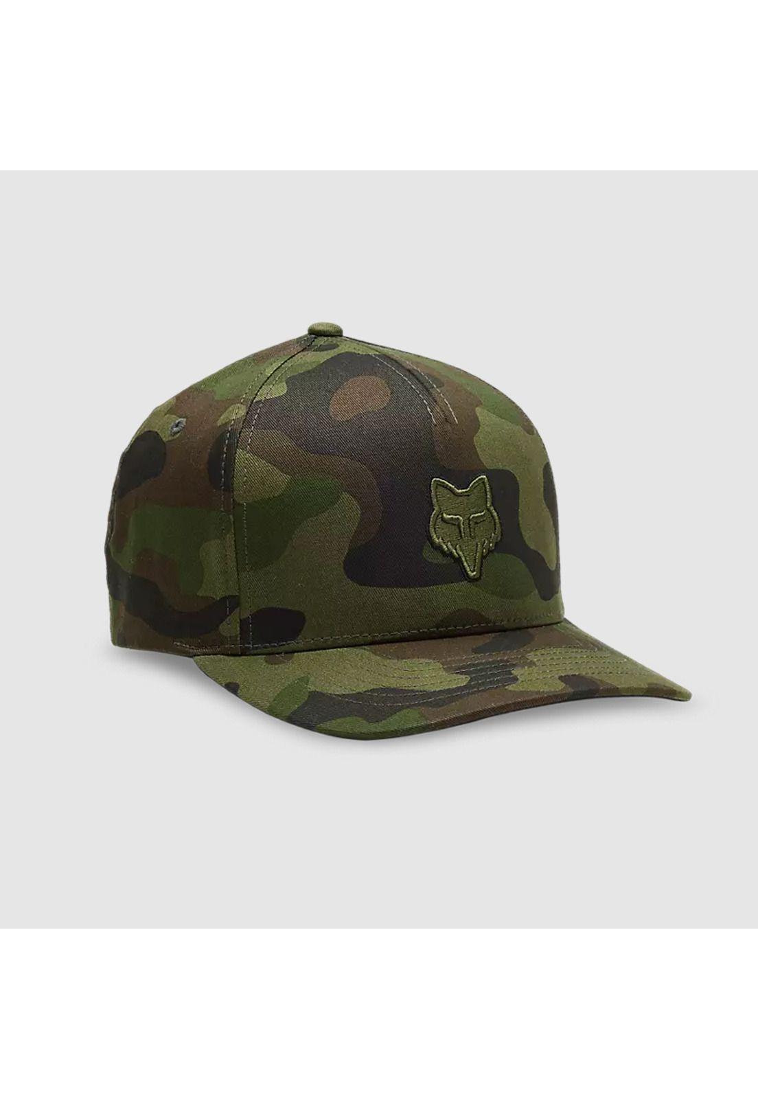 Gorro Jockey Lifestyle Fox Head Flexfit Camo Verde Fox-0