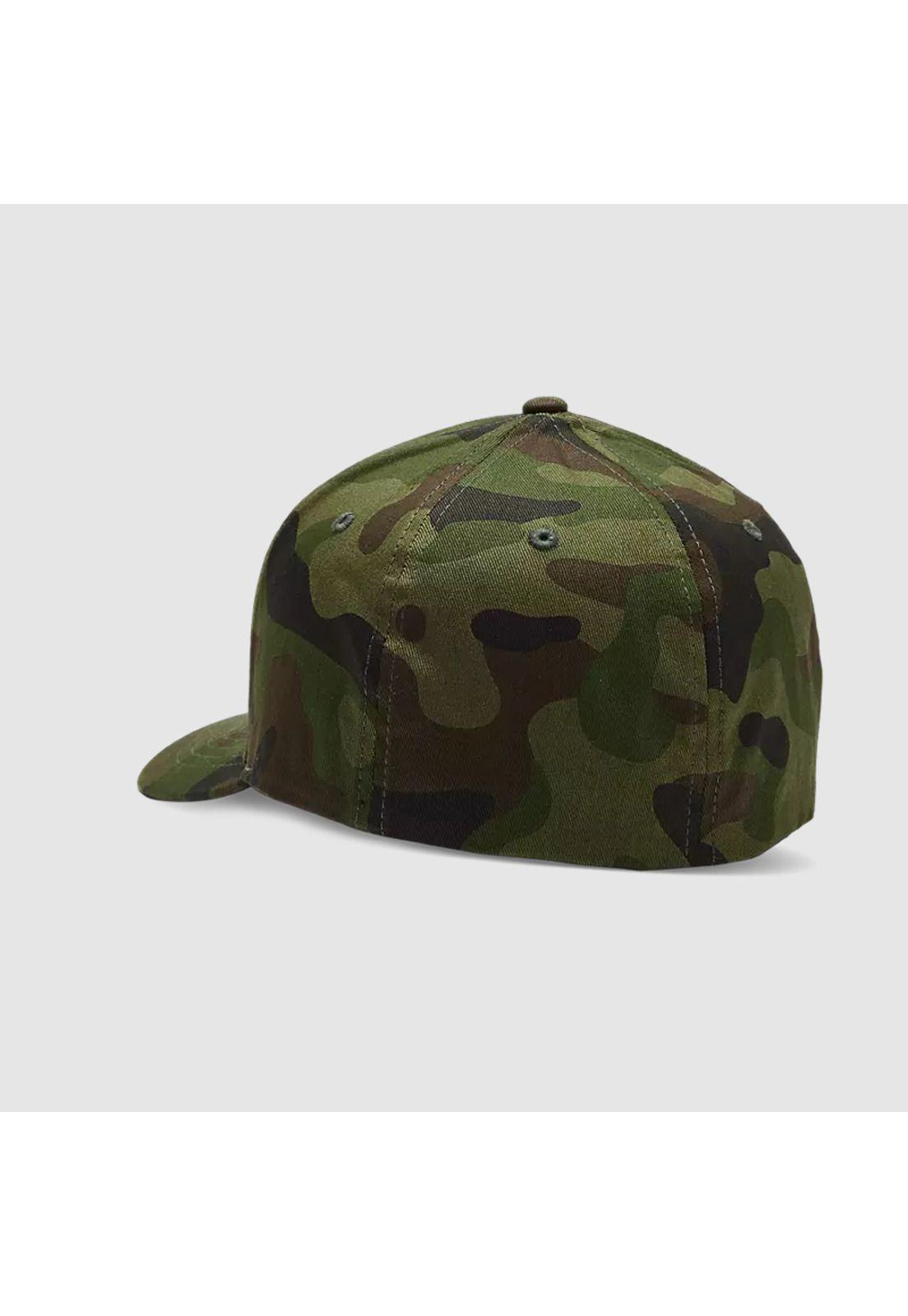 Gorro Jockey Lifestyle Fox Head Flexfit Camo Verde Fox-2