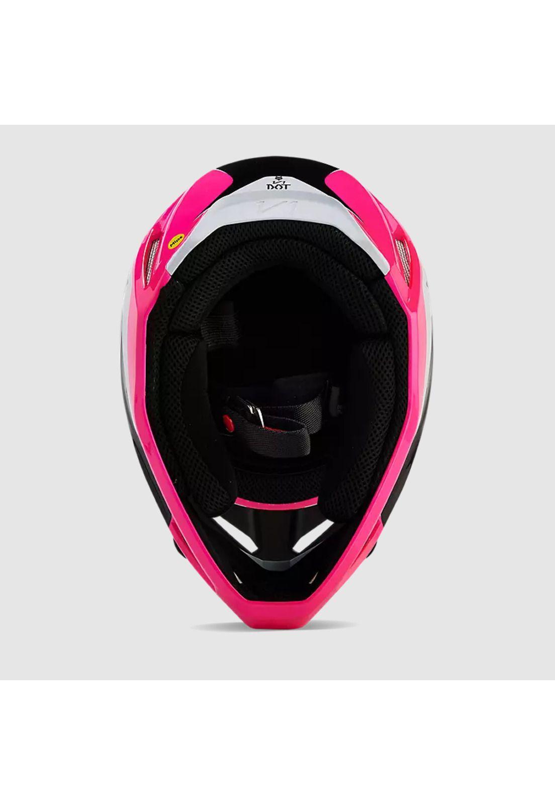 Casco Moto V1 Nitro Rosado Fox-5