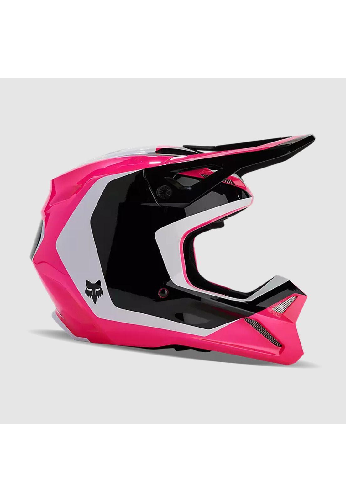 Casco Moto V1 Nitro Rosado Fox-1