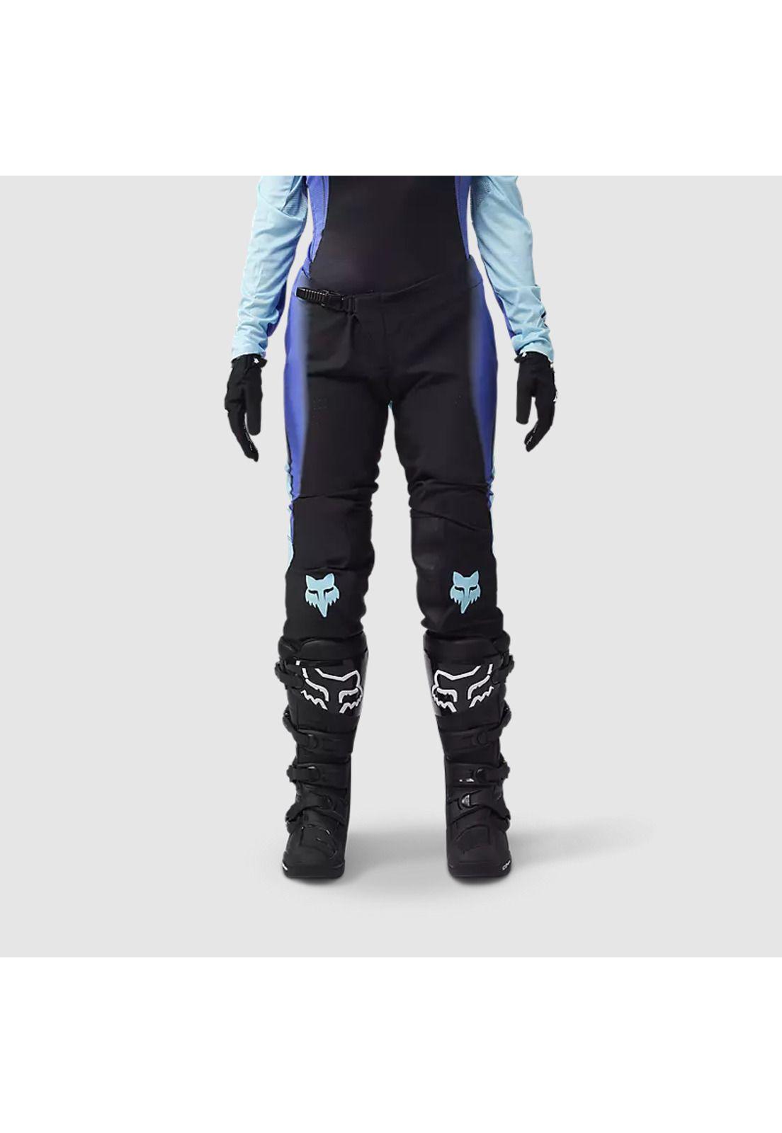 Pantalon Moto Mujer Flexair Infinite Azul/Negro Fox-2