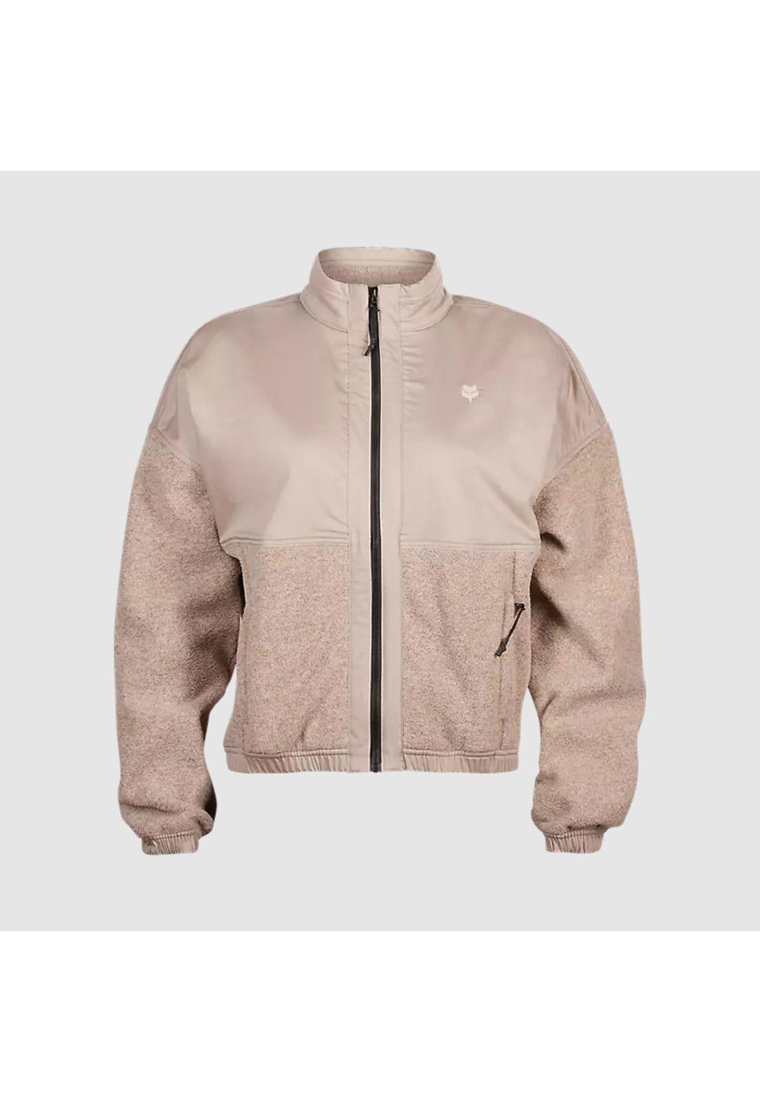 Chaqueta Lifestyle Mujer Survivalist Sherpa Beige Fox-0