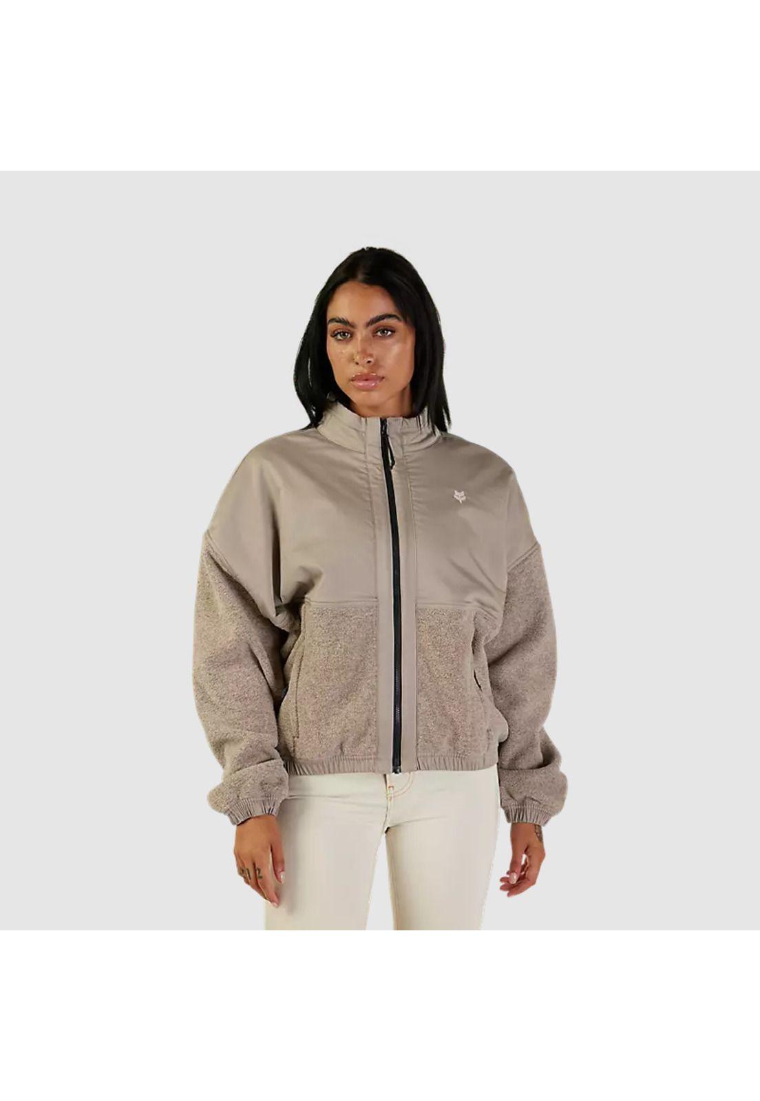 Chaqueta Lifestyle Mujer Survivalist Sherpa Beige Fox-3