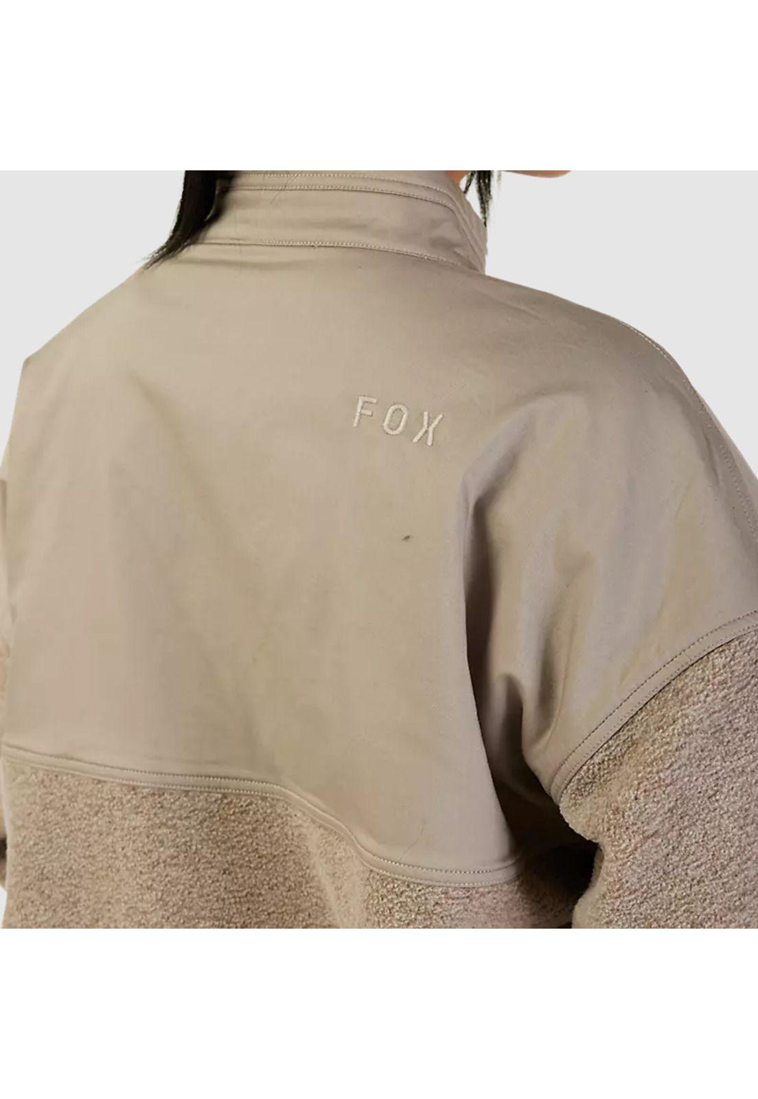 Chaqueta Lifestyle Mujer Survivalist Sherpa Beige Fox-6