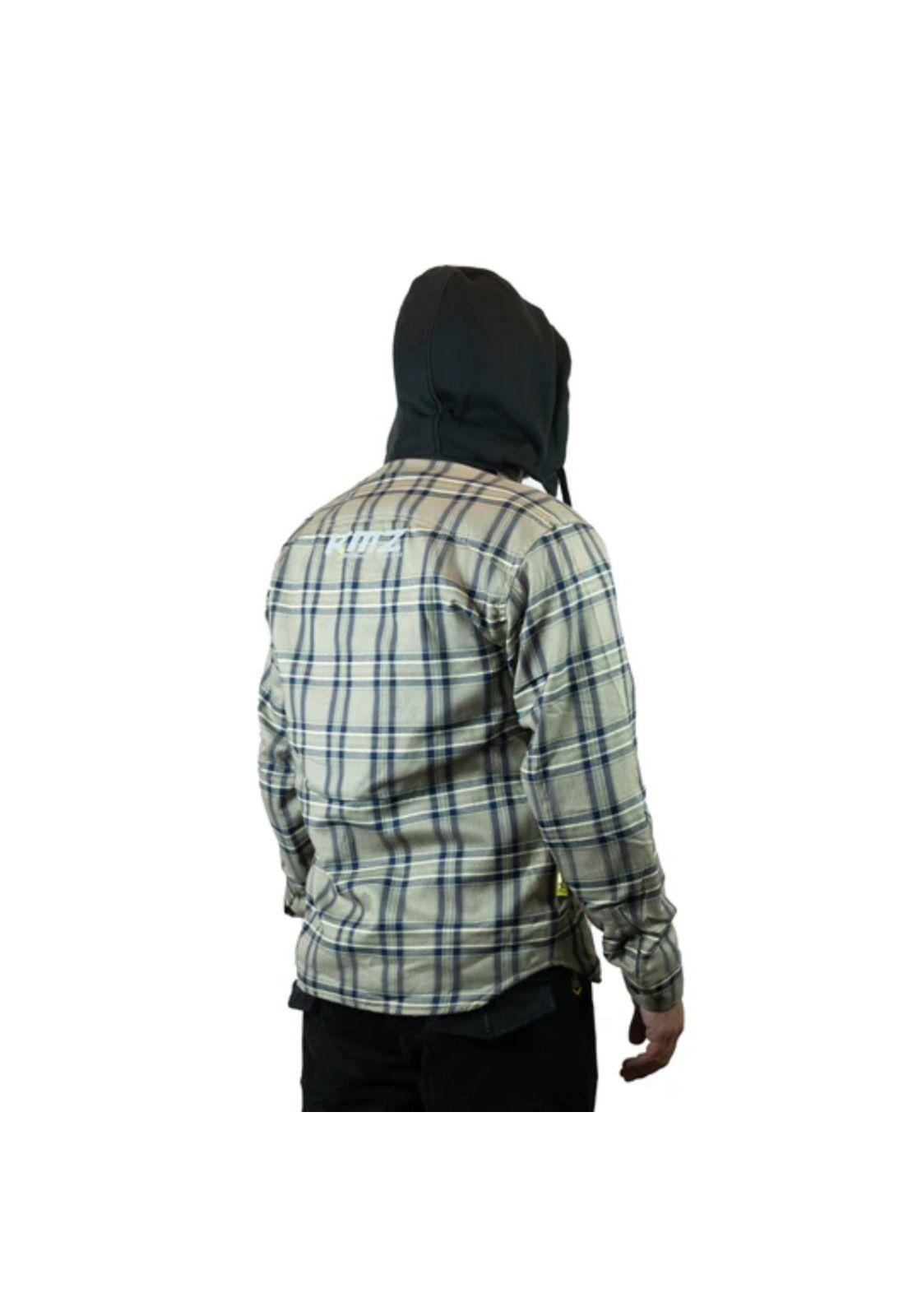 Chaqueta Moto Calle Men Flannel II Beige KMZ-1