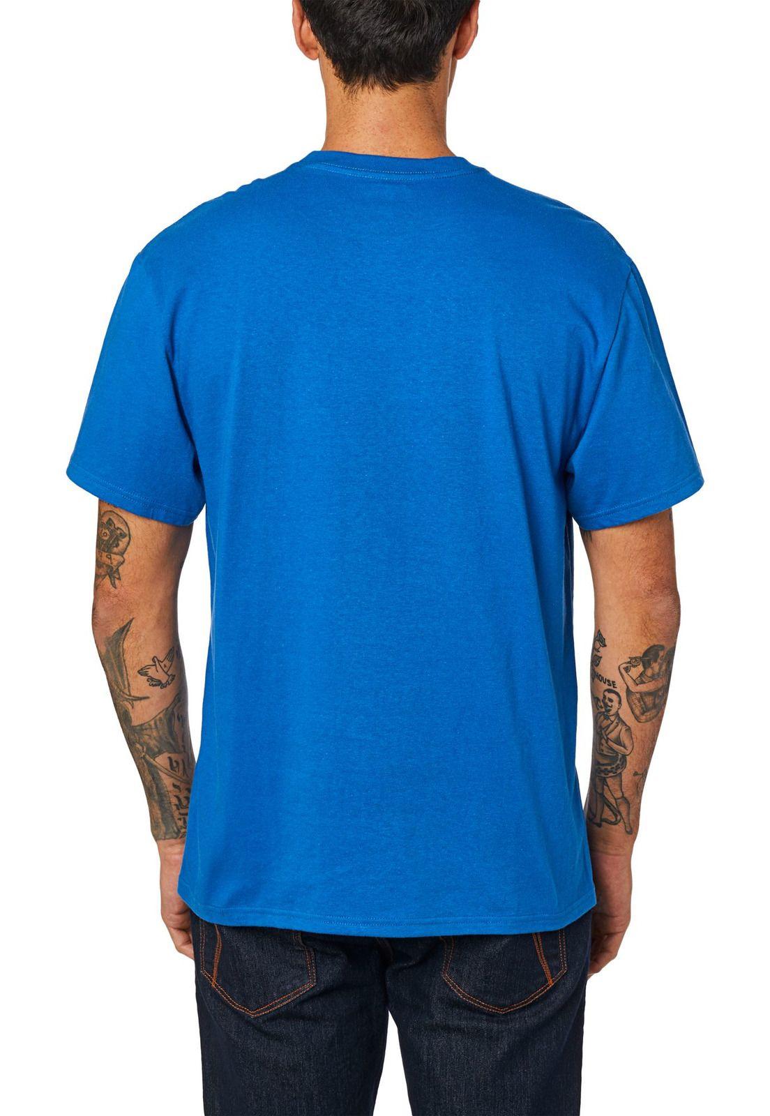 Polera Lifestyle Legacy Fox Head Azul Fox-2