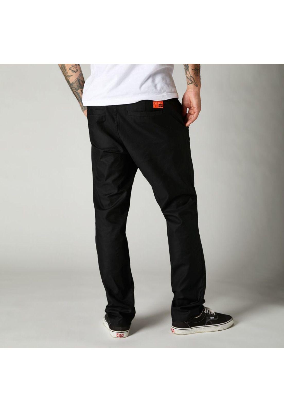 Pantalon Lifestyle Essex Stretch Negro Fox-1
