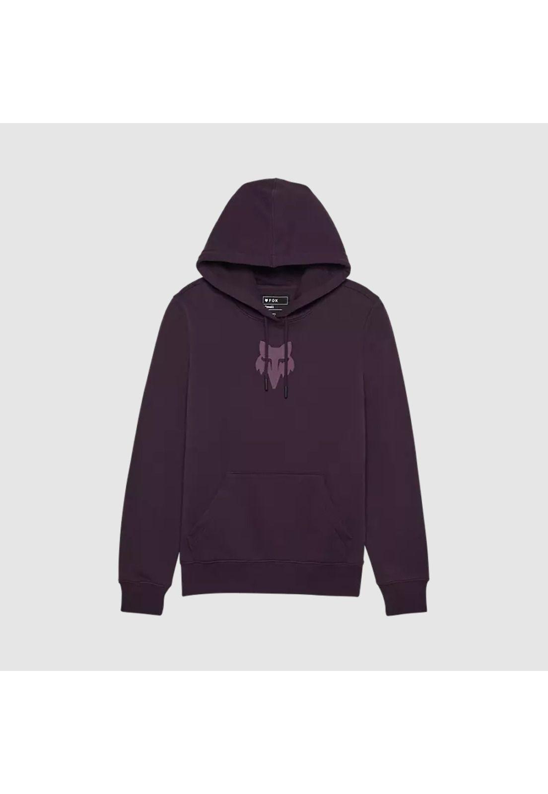 Poleron Lifestyle Mujer Canguro Fox Head Morado Fox-0