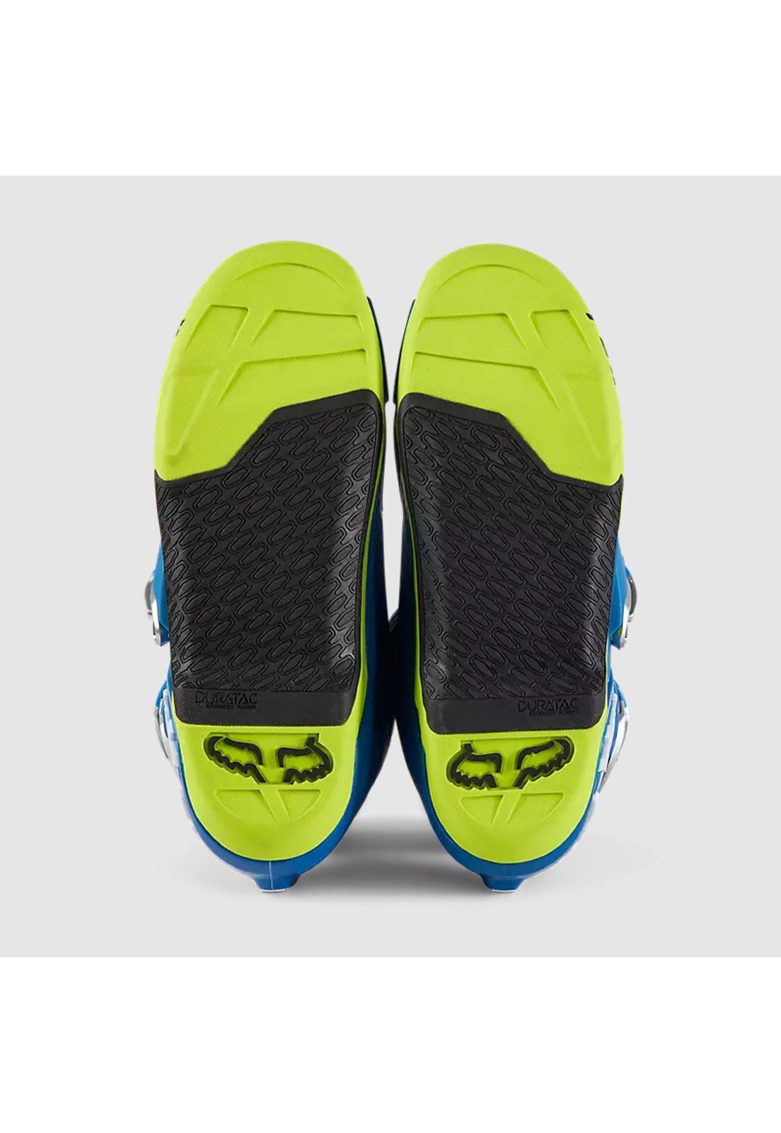 Botas Moto Motion Azul/Amarillo Fox-5
