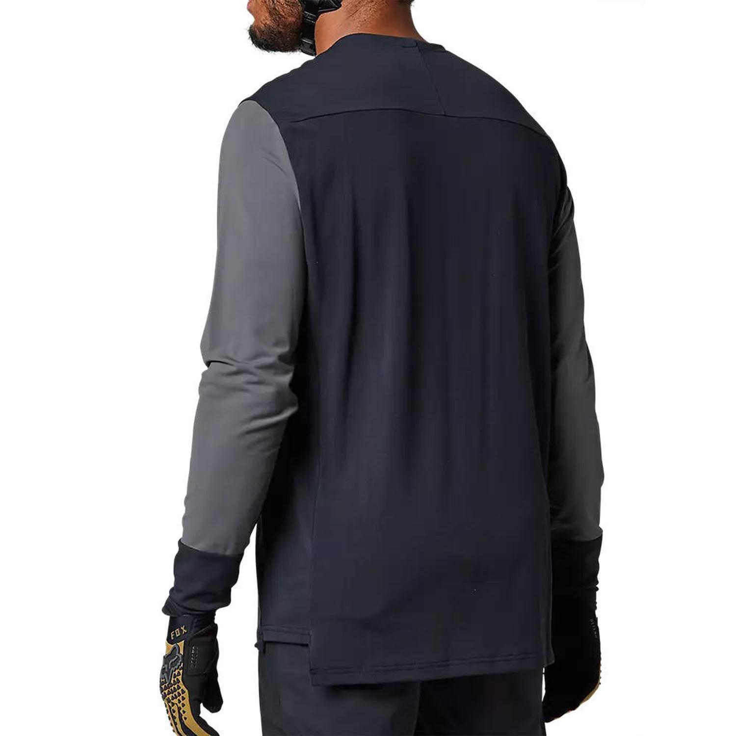 Polera Bicicleta Defend Pro Manga Larga Negro Fox-2