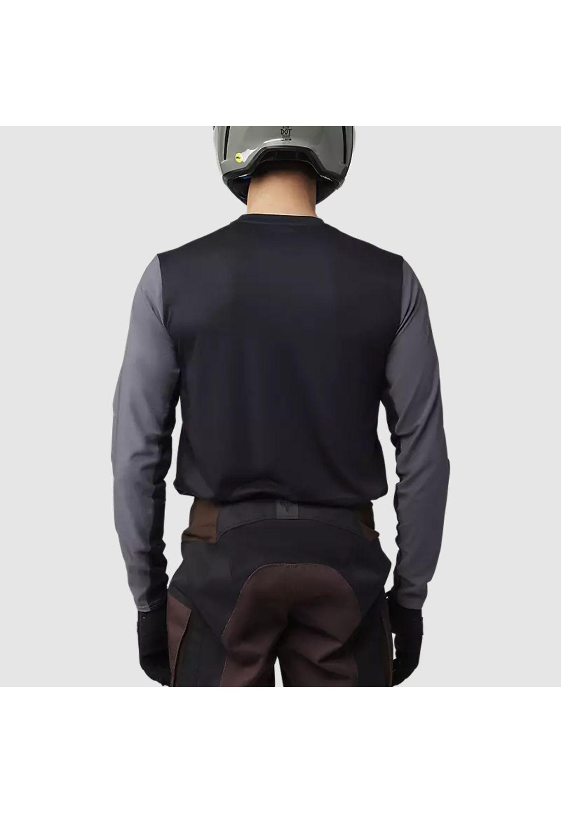 Polera Moto Ranger Off-Road Negro/Gris Fox-3