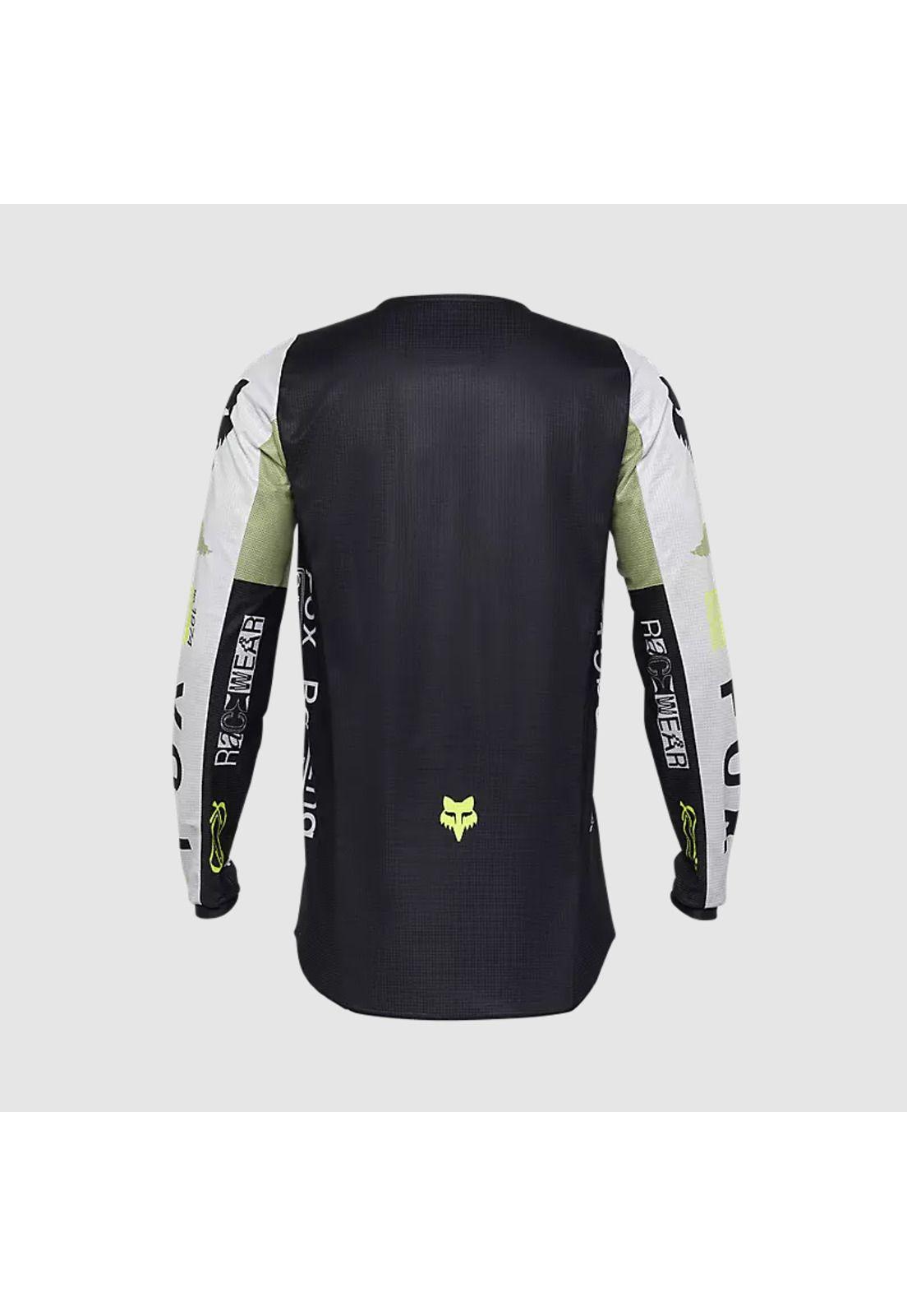 Polera Moto 180 Race Spec Verde/Negro Fox-1