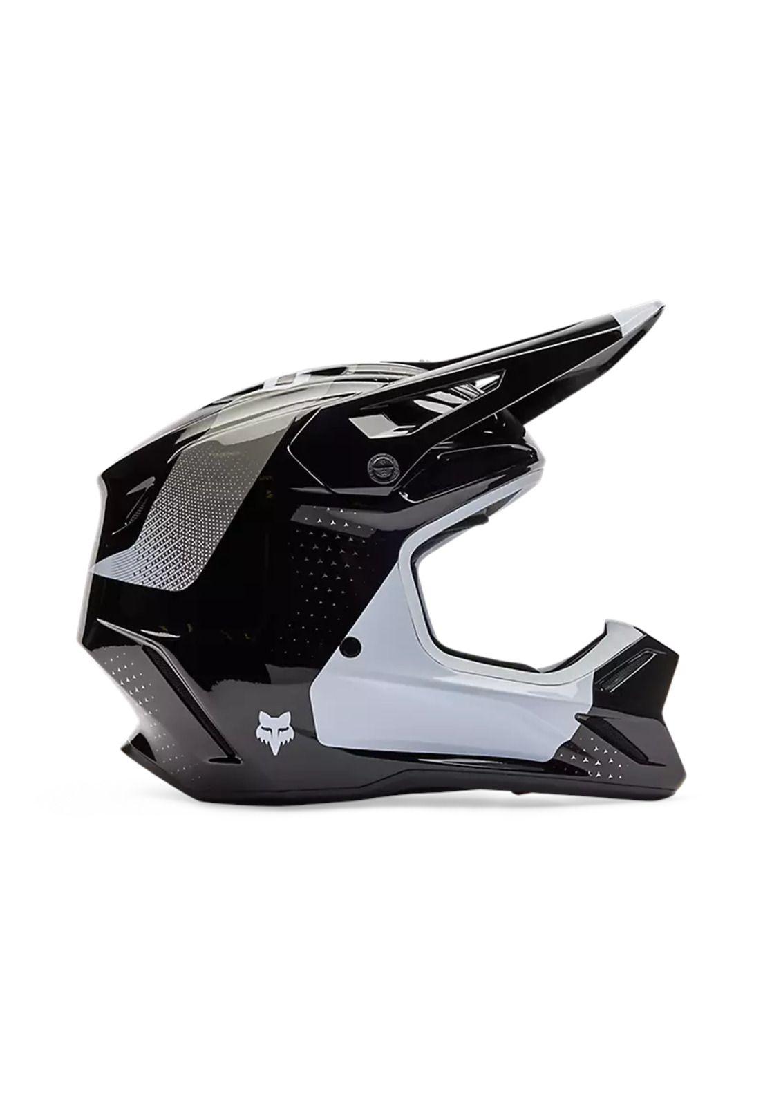 Casco Moto V3 Tine Negro Fox-0
