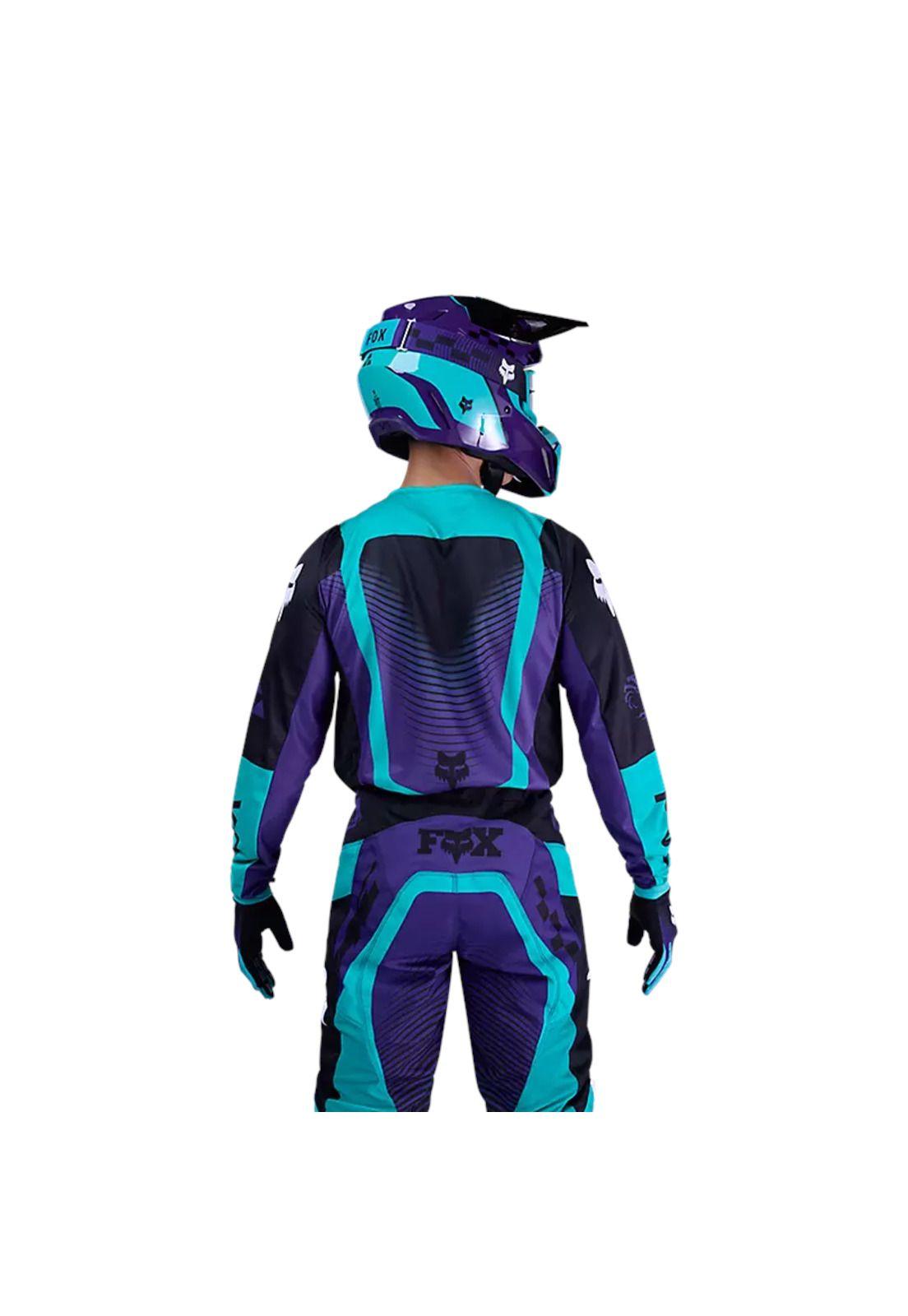 Polera Moto 180 Collect Morado Fox-3