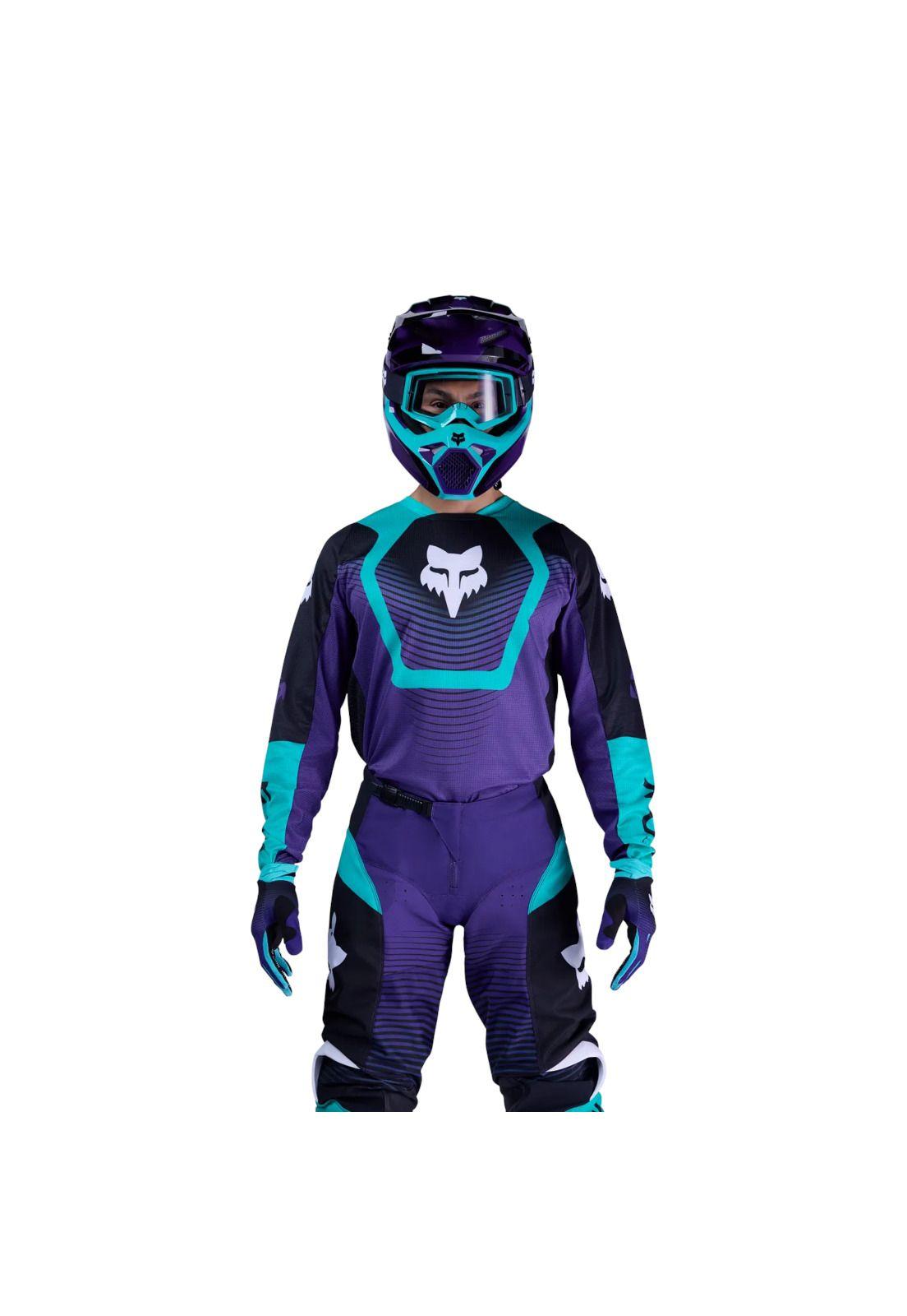 Polera Moto 180 Collect Morado Fox-2