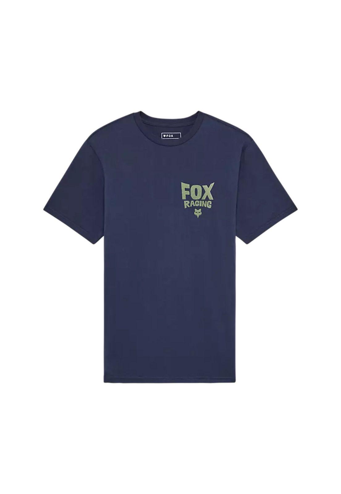 Polera Lifestyle Bolt Premium Azul Fox-0