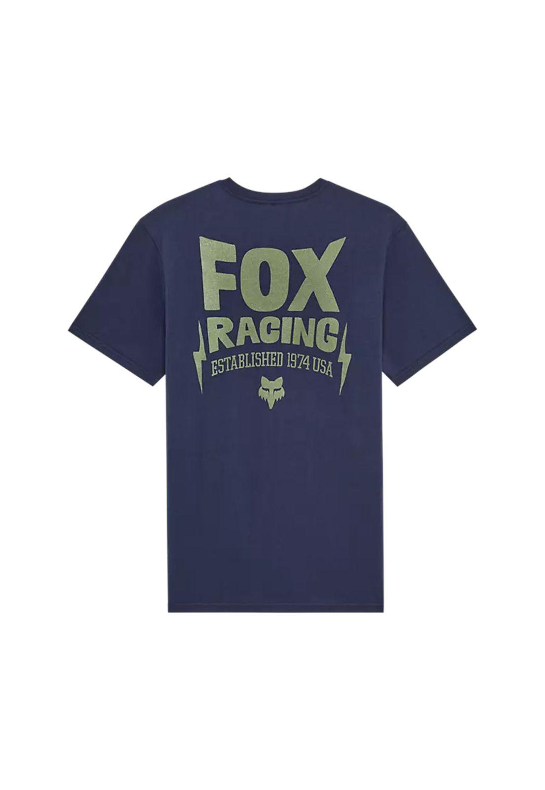 Polera Lifestyle Bolt Premium Azul Fox-1