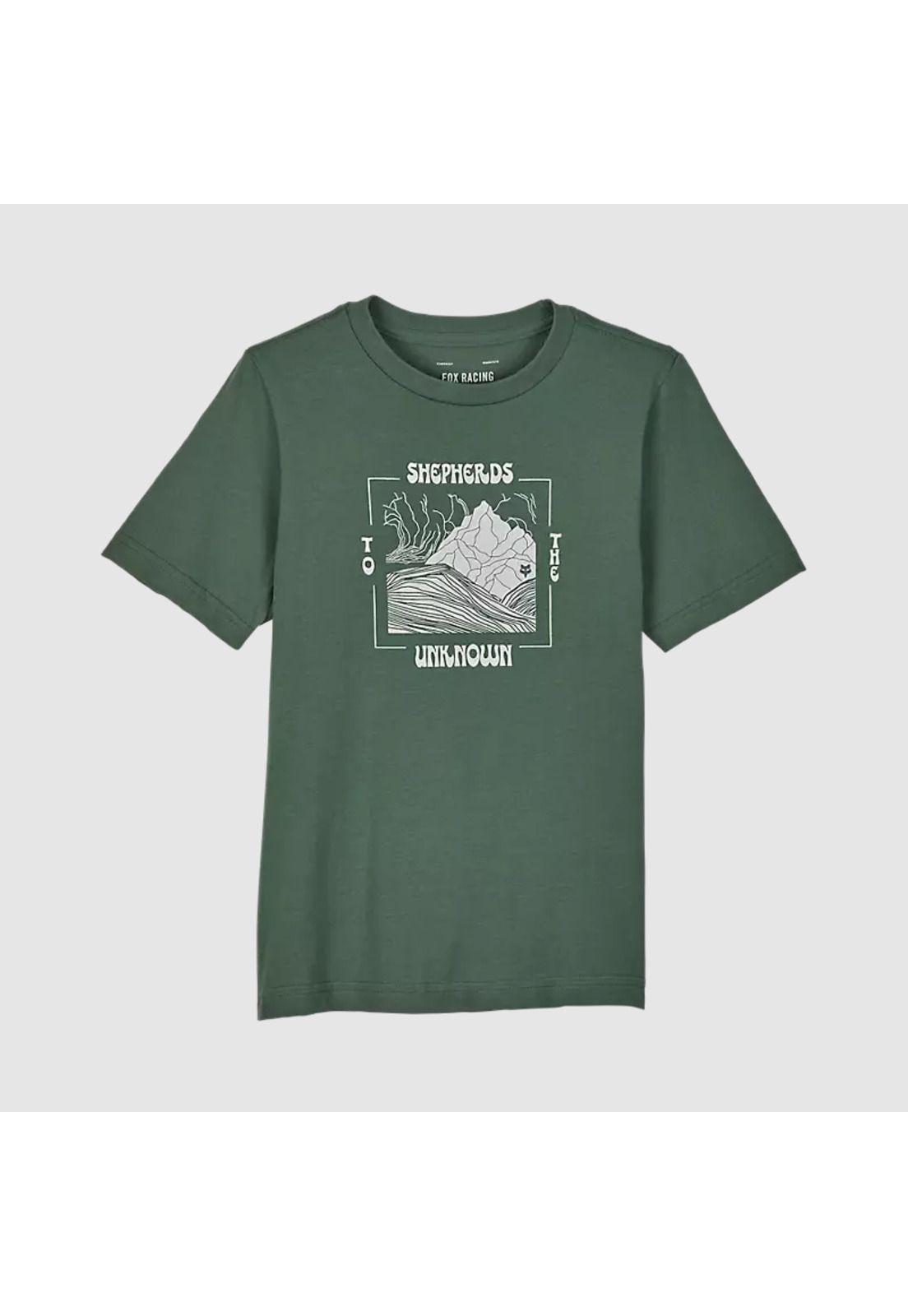 Polera Lifestyle Niño Shepherds Premium Verde Fox-0
