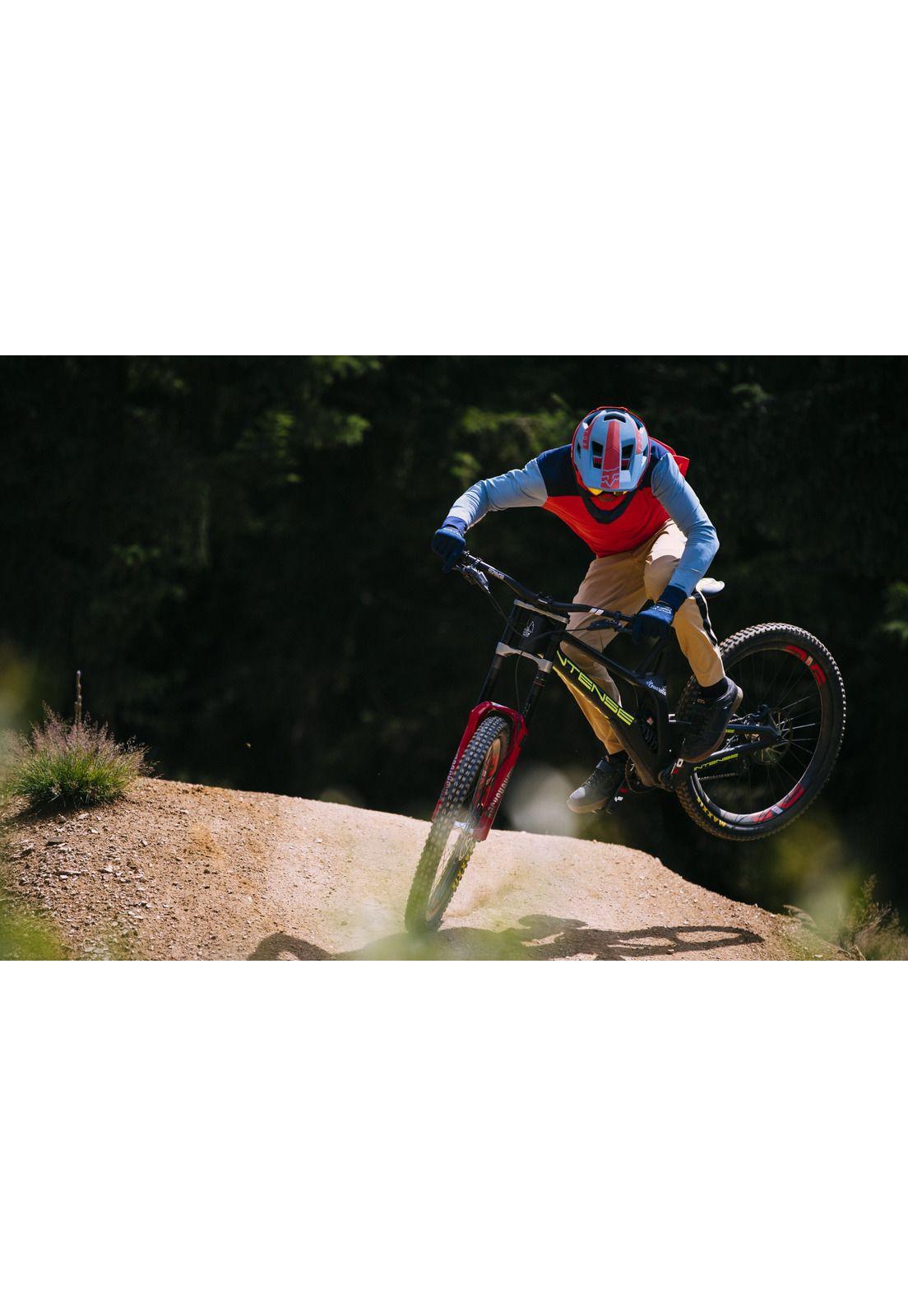Polera Bicicleta Defend Ls Delta Rojo Fox-1