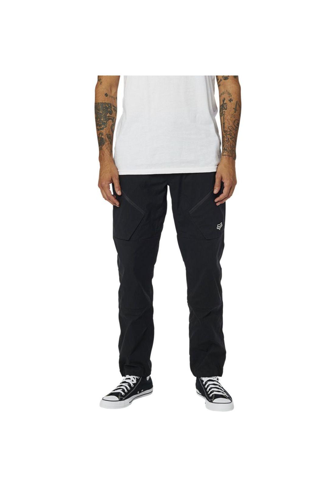 Pantalon Lifestyle Alpha Negro Fox-1