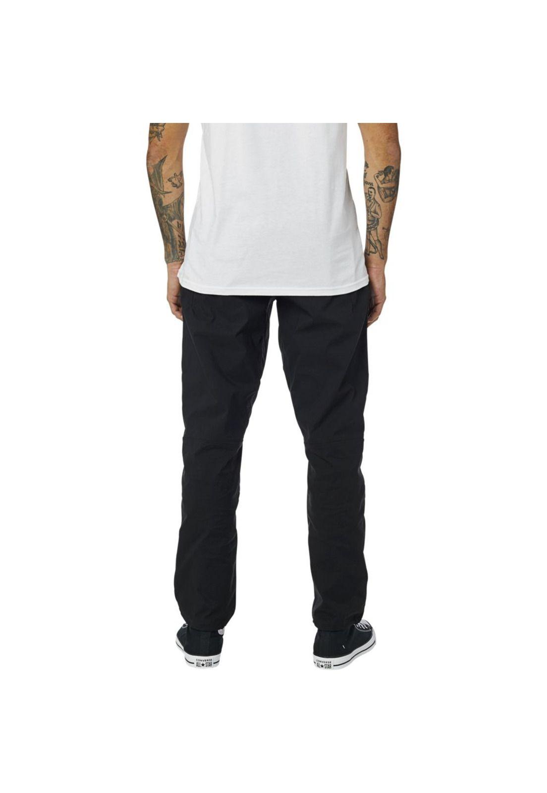 Pantalon Lifestyle Alpha Negro Fox-2