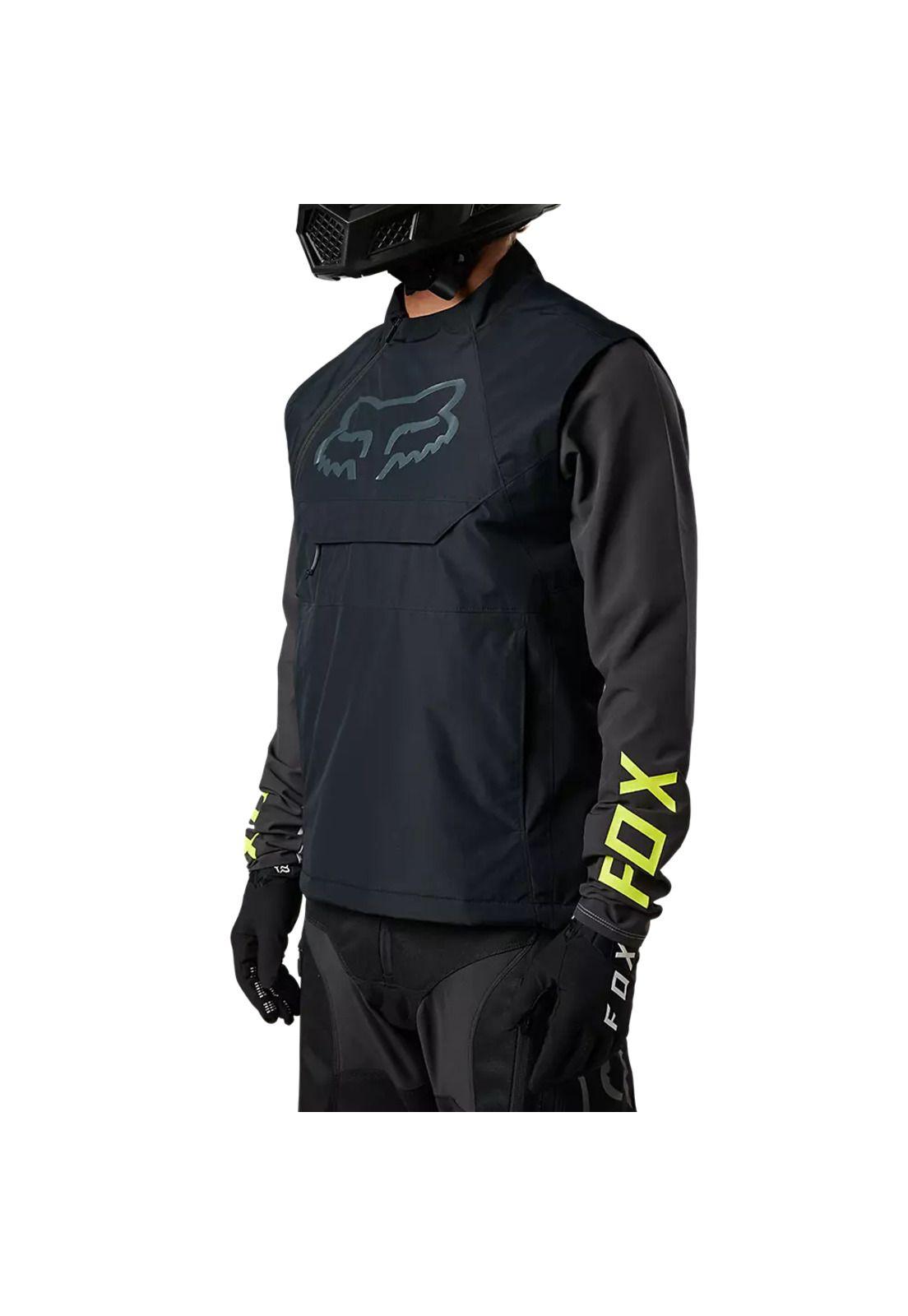 Chaqueta Moto Cortavientos Ranger Offroad Negro Fox-1