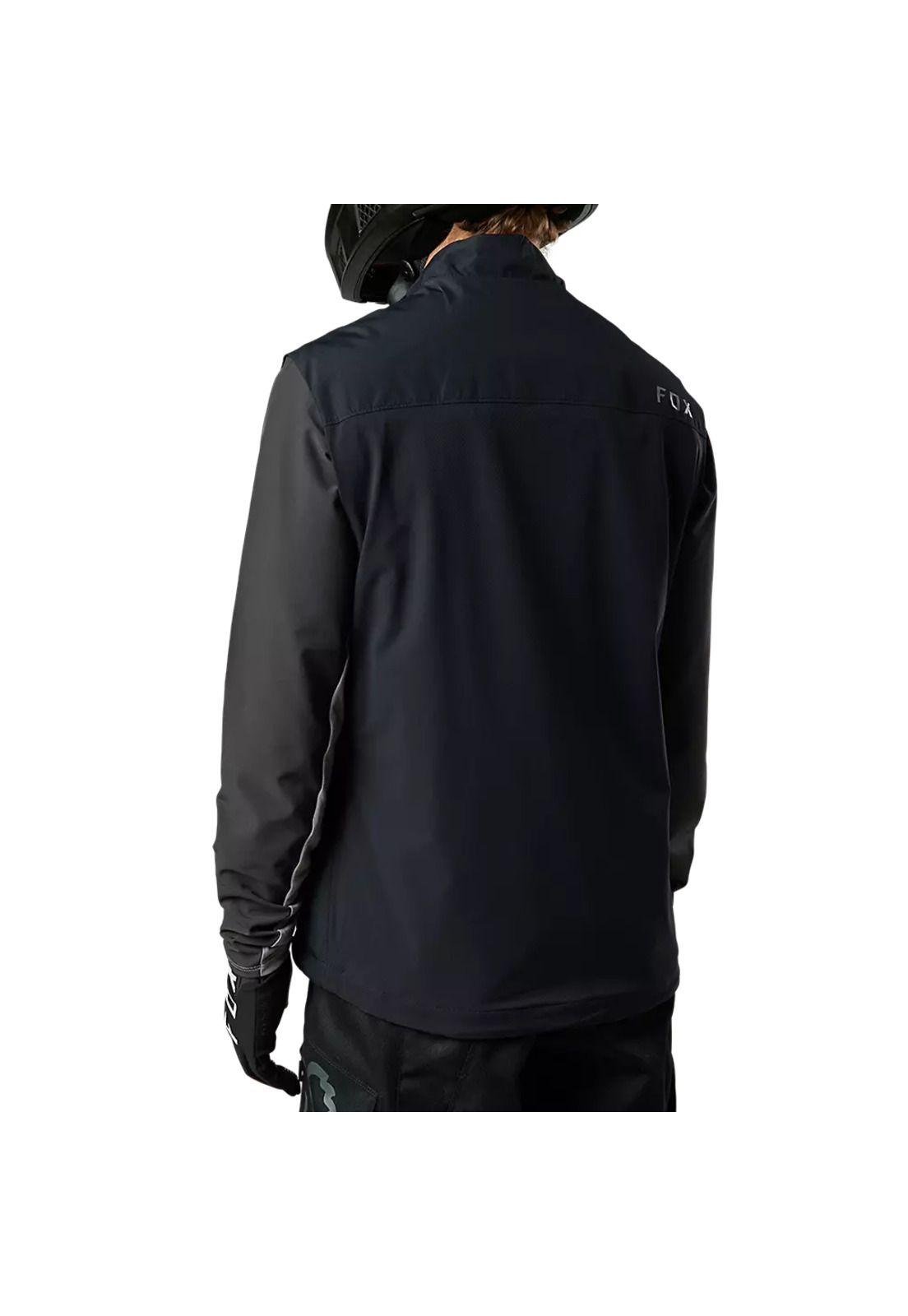 Chaqueta Moto Cortavientos Ranger Offroad Negro Fox-2