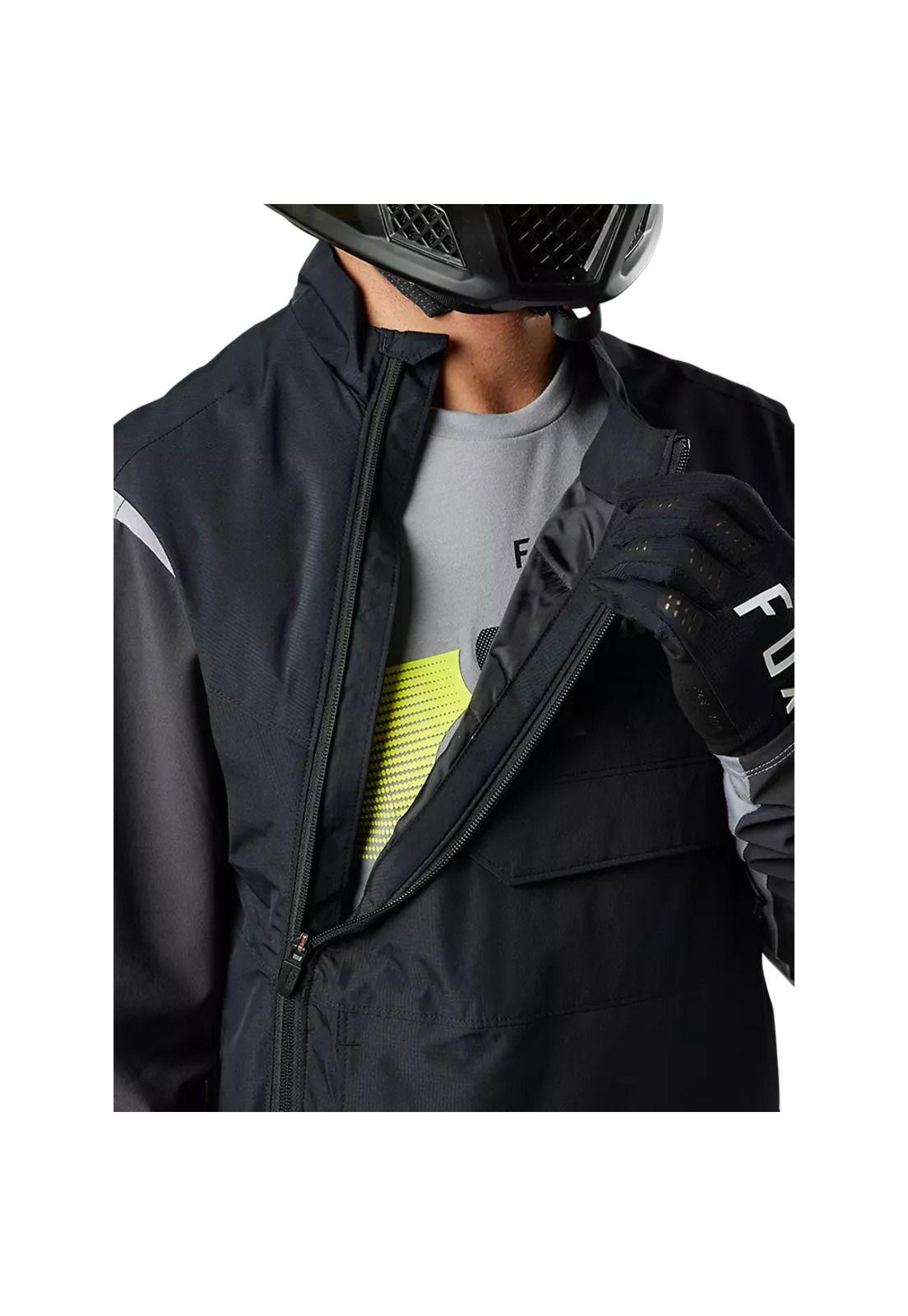 Chaqueta Moto Cortavientos Ranger Offroad Negro Fox-5