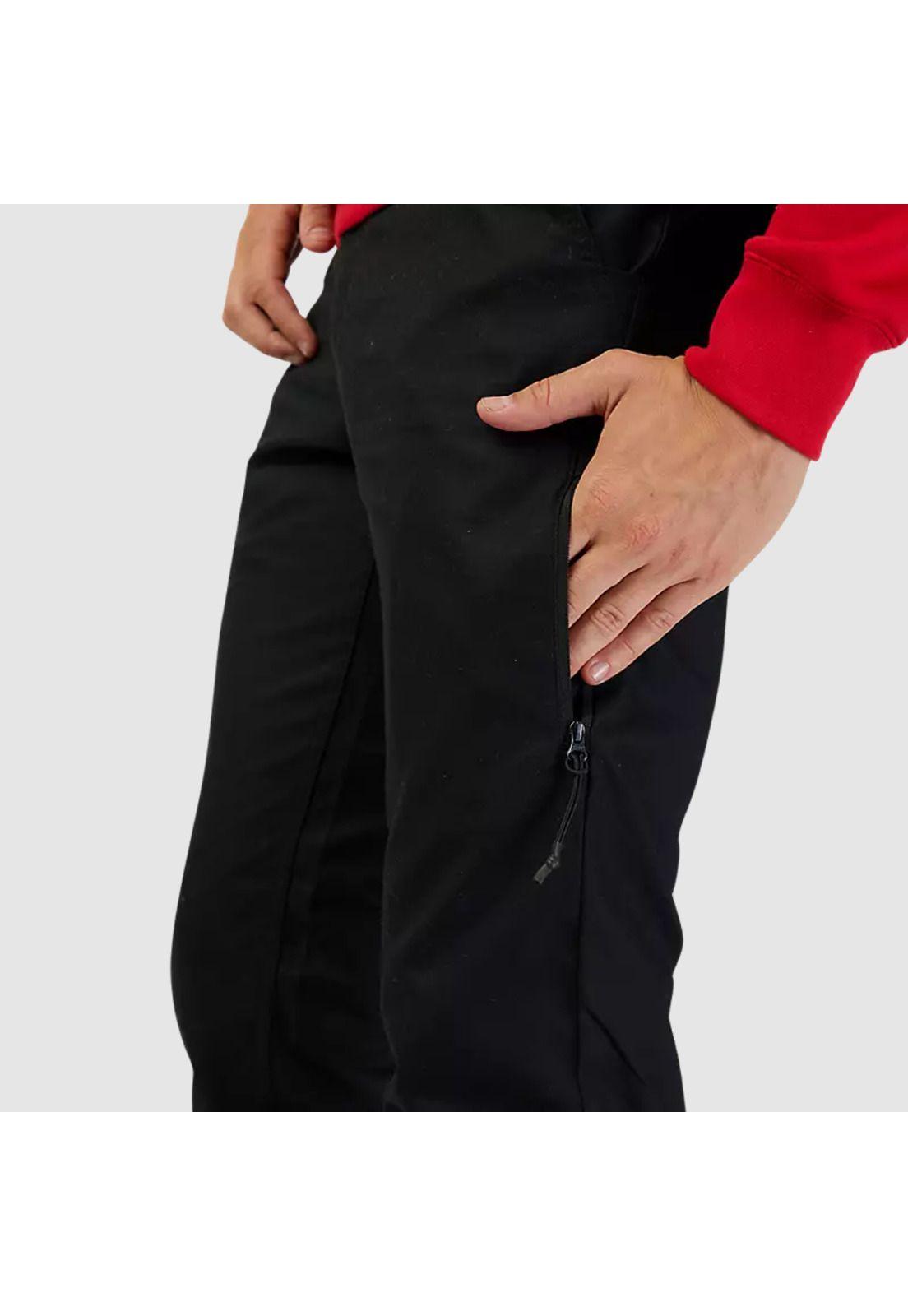 Pantalon Lifestyle Essex Slim Elástico Negro Fox-4