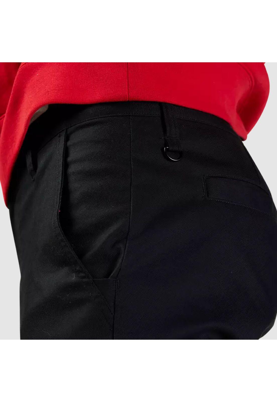 Pantalon Lifestyle Essex Slim Elástico Negro Fox-5