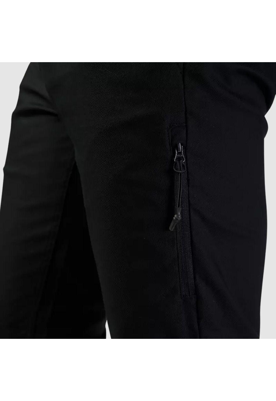 Pantalon Lifestyle Essex Slim Elástico Negro Fox-7