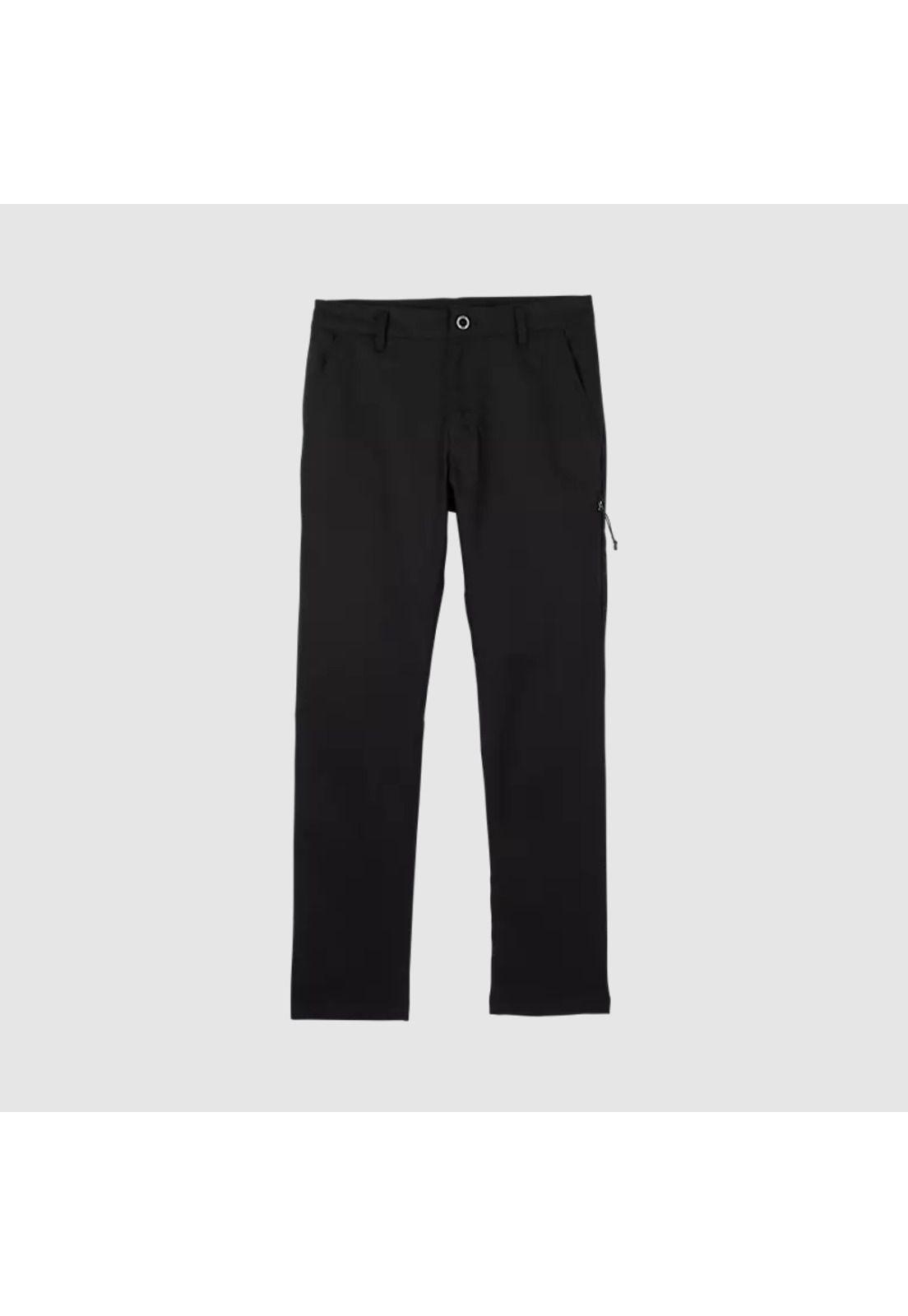 Pantalon Lifestyle Essex Slim Elástico Negro Fox-2