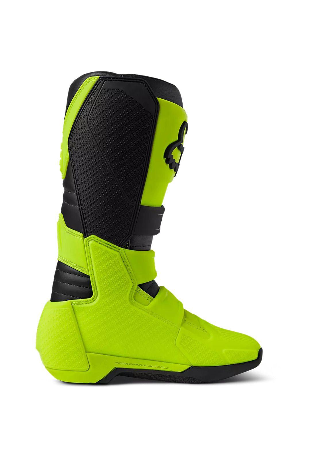 Botas Moto Comp Amarillo Fox-2