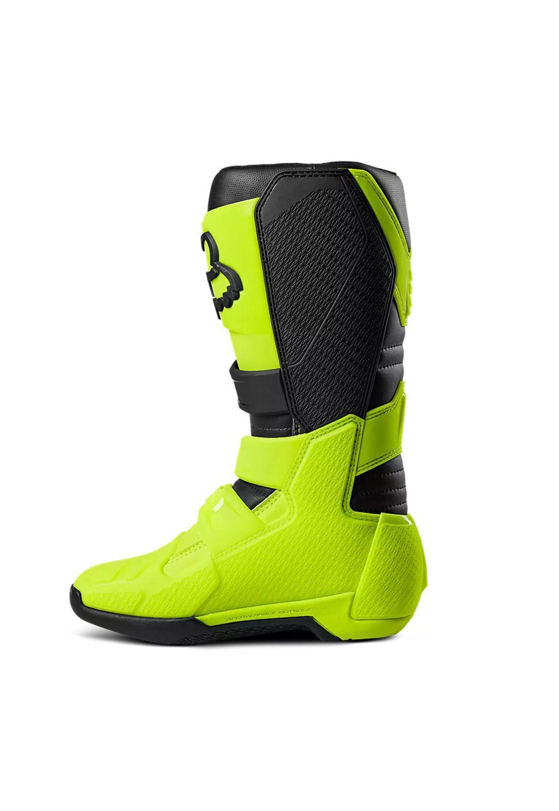 Botas Moto Comp Amarillo Fox-3