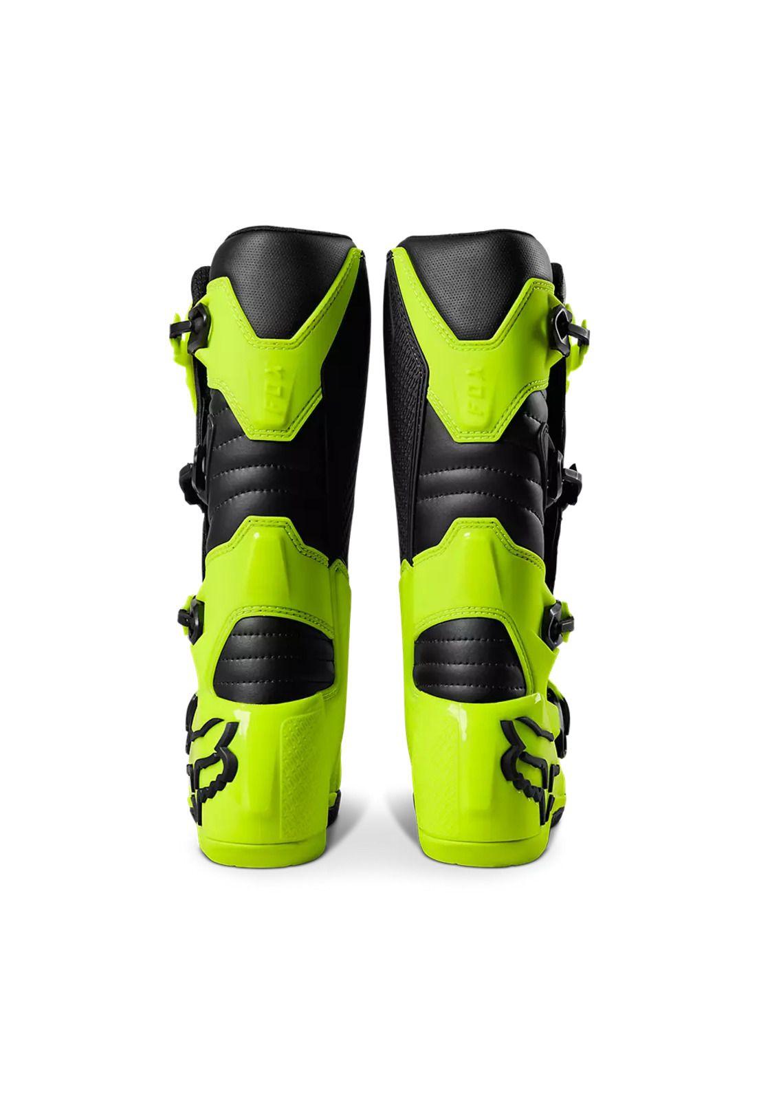 Botas Moto Comp Amarillo Fox-4