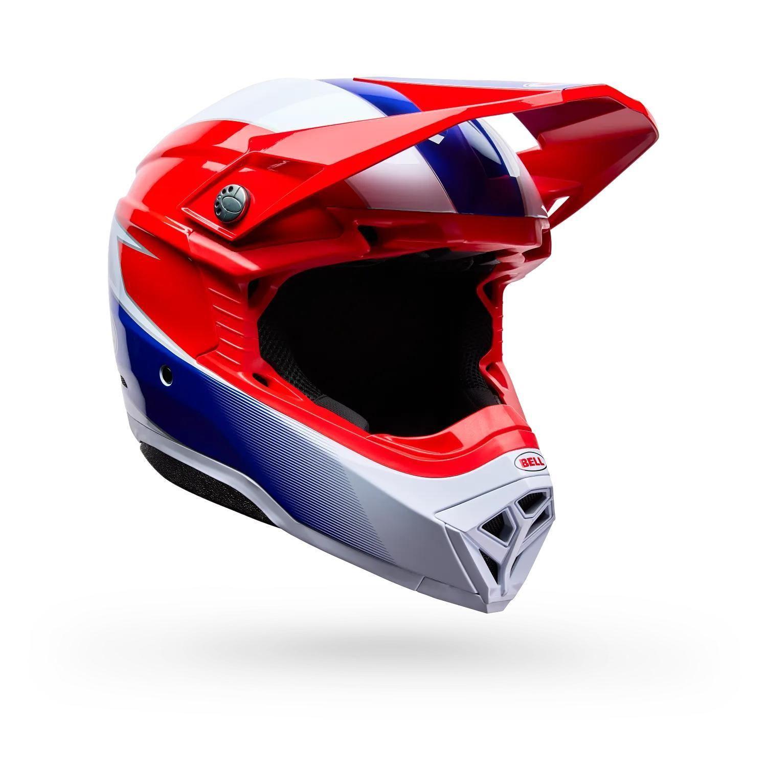 Casco Moto Moto-10 Falcon Mips Rojo/Blanco Bell-1