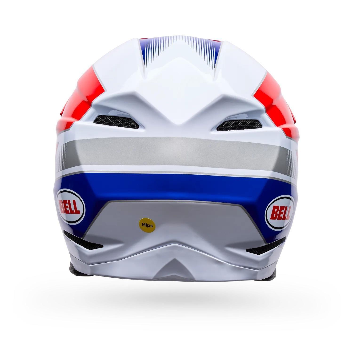 Casco Moto Moto-10 Falcon Mips Rojo/Blanco Bell-3