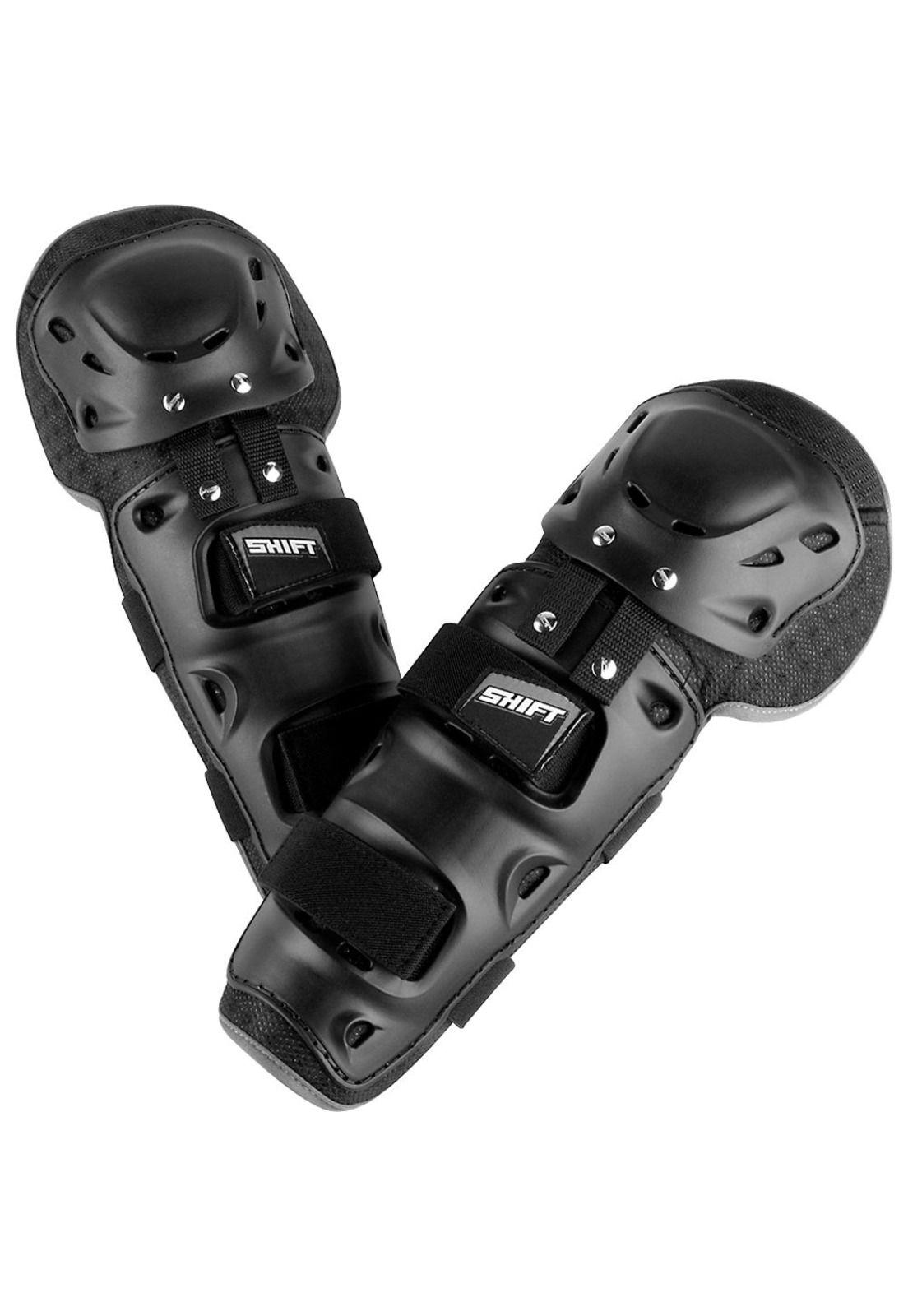 Rodilleras Moto Enforcer Negro Shift-0
