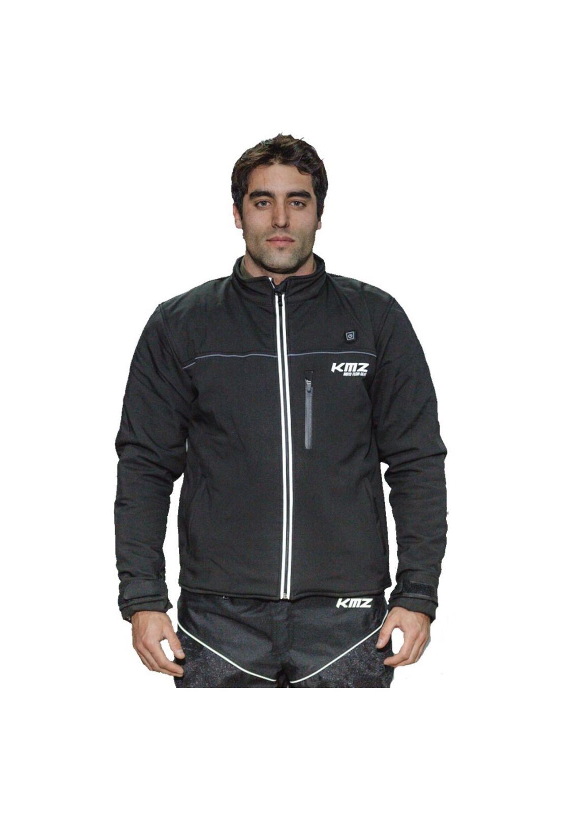 Chaqueta Moto Calle Calefactora Cooler Negro KMZ-0