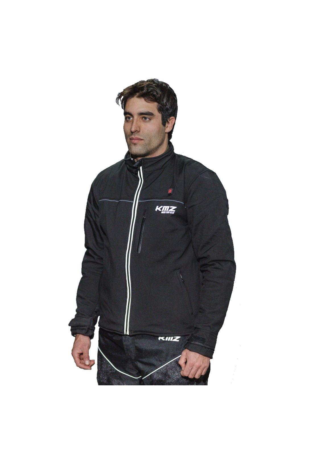 Chaqueta Moto Calle Calefactora Cooler Negro KMZ-2