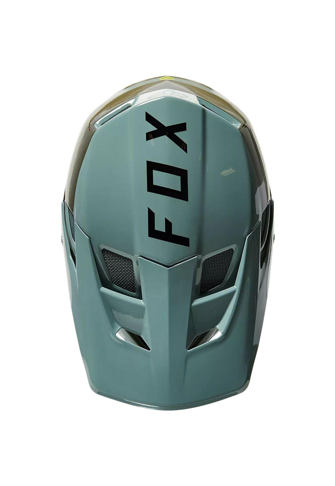 Casco Bicicleta Rampage Comp Verde Fox-2