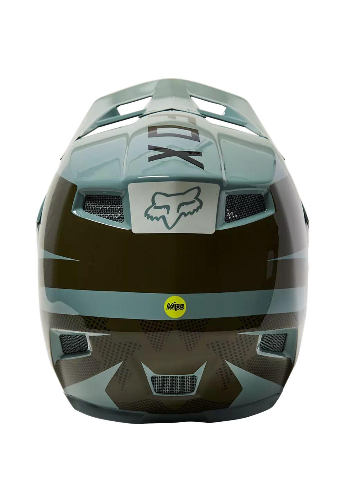 Casco Bicicleta Rampage Comp Verde Fox-3