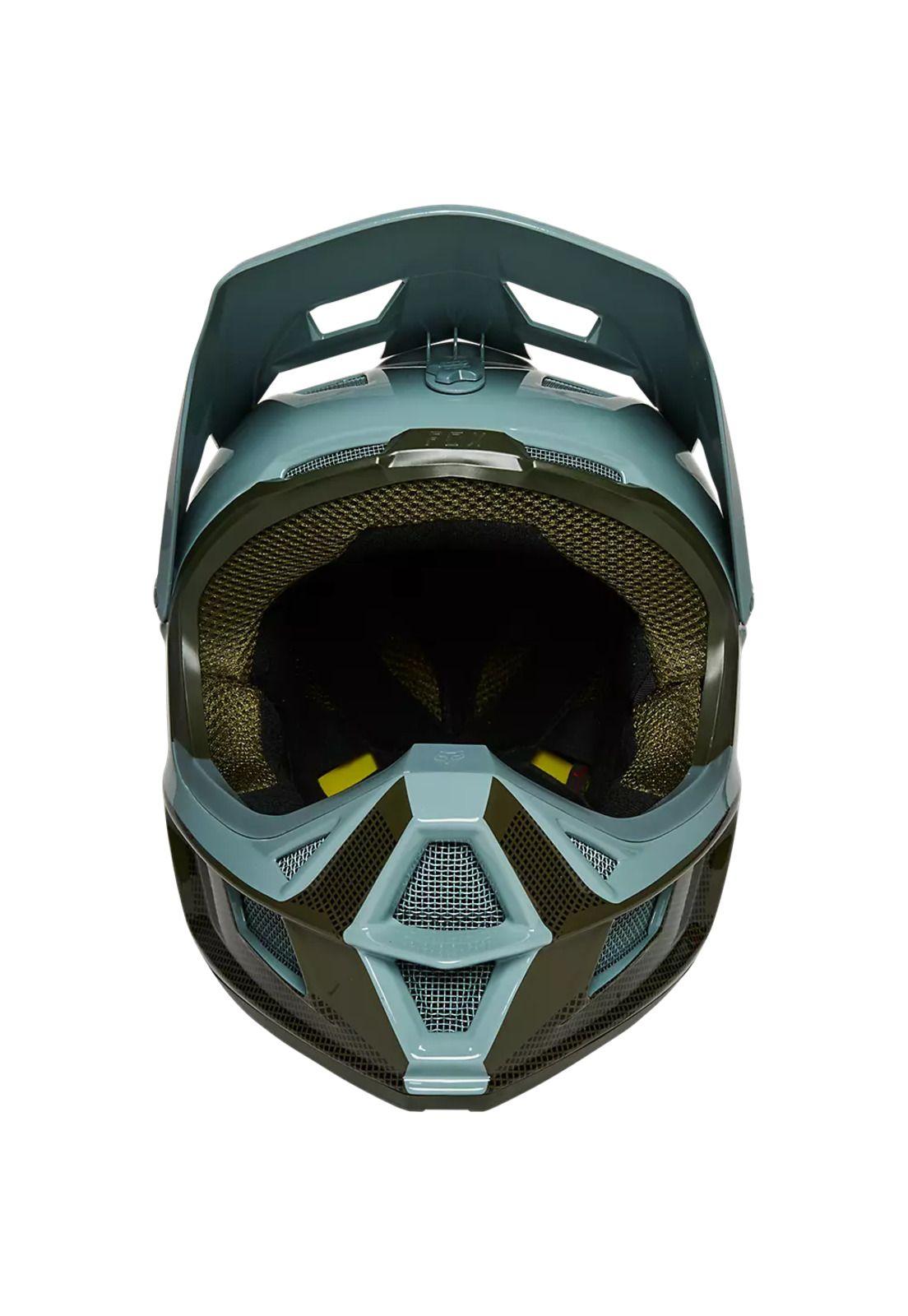 Casco Bicicleta Rampage Comp Verde Fox-4